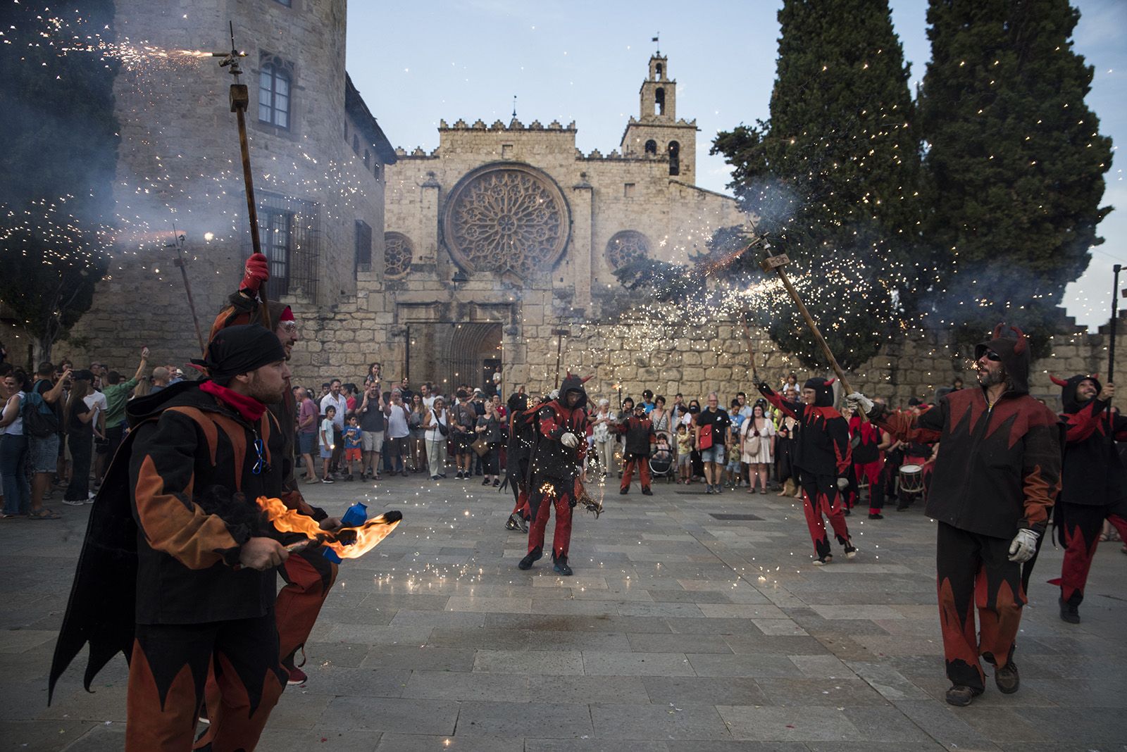 Encesa de la Flama del Canigó. Foto: Bernat Millet