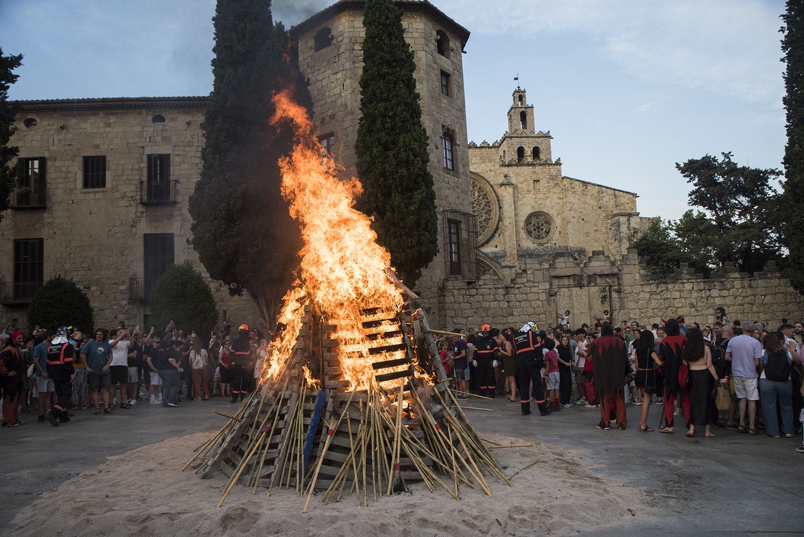 Encesa de la Flama del Canigó. Foto: Bernat Millet