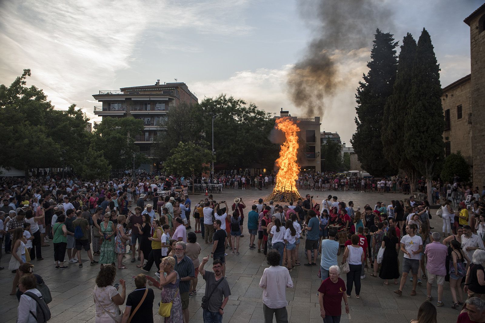 Encesa de la Flama del Canigó. Foto: Bernat Millet