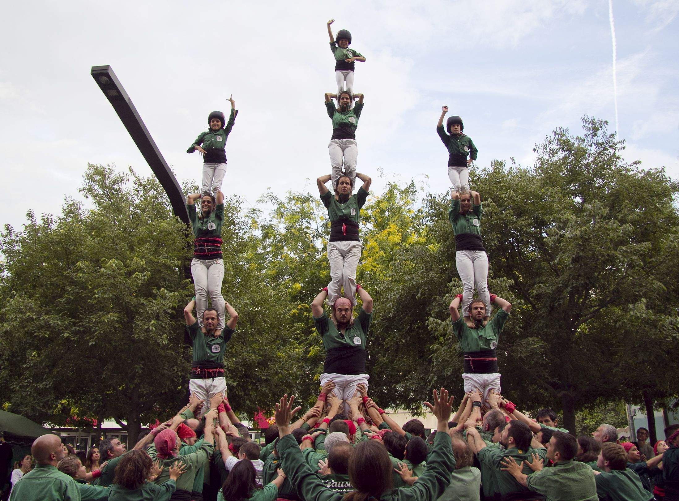 Festa Major excepcional. FOTO: Castellers de Sant Cugat