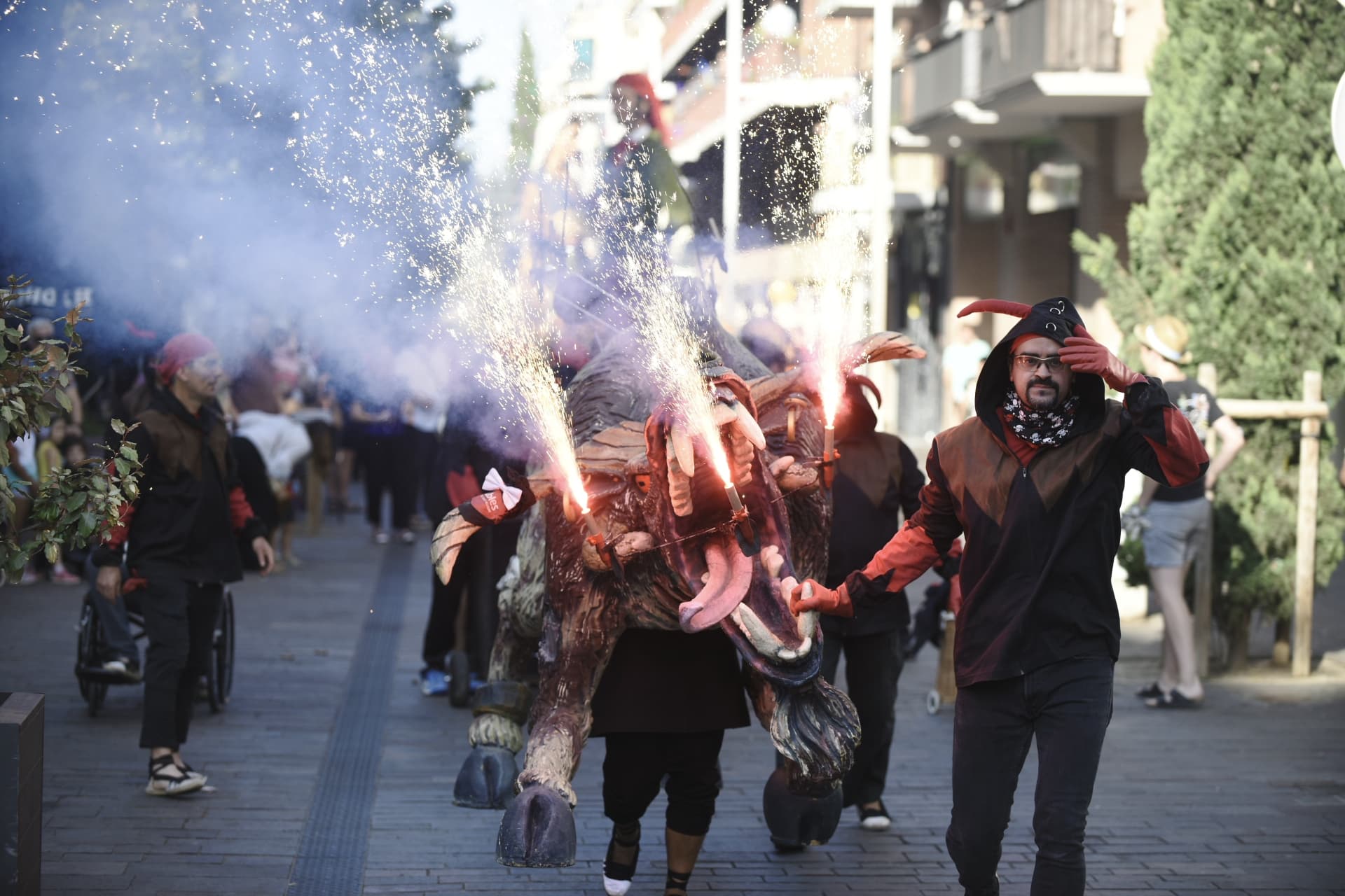 Seguici d'Inici de la Festa Major 2025 amb les entitats de cultura popular. FOTO: Bernat Millet (TOT Sant Cugat)