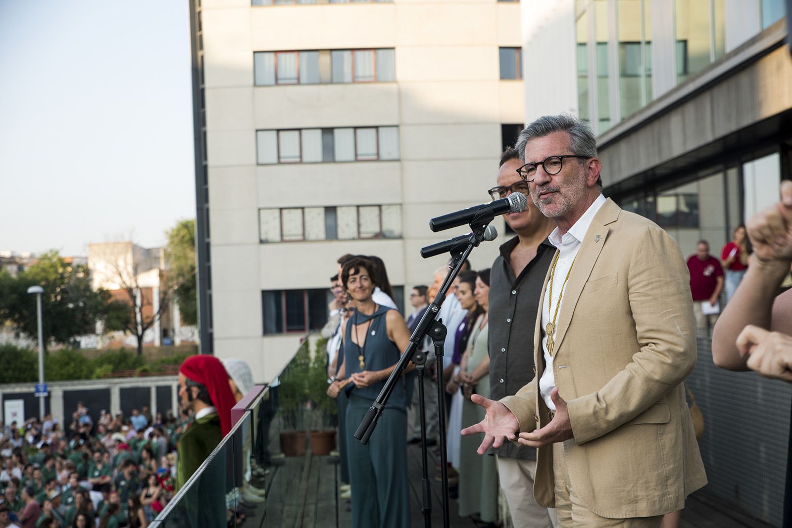 Pregó d'inici de Festa Major 2025. FOTO: Bernat Millet.