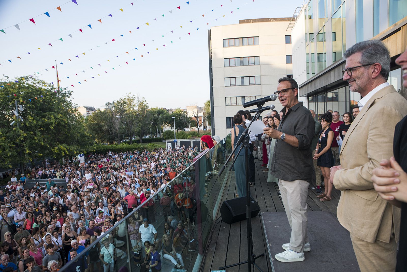 Pregó d'inici de Festa Major 2025. FOTO: Bernat Millet.