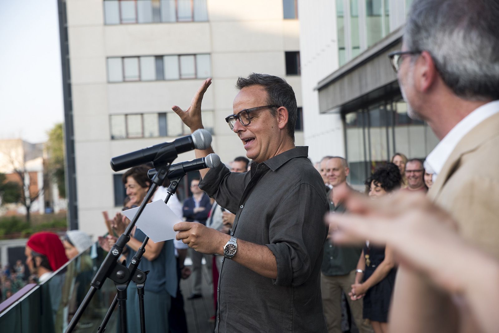 Pregó d'inici de Festa Major 2025. FOTO: Bernat Millet.