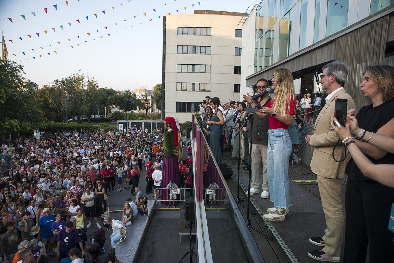 Pregó d'inici de Festa Major 2025. FOTO: Bernat Millet.