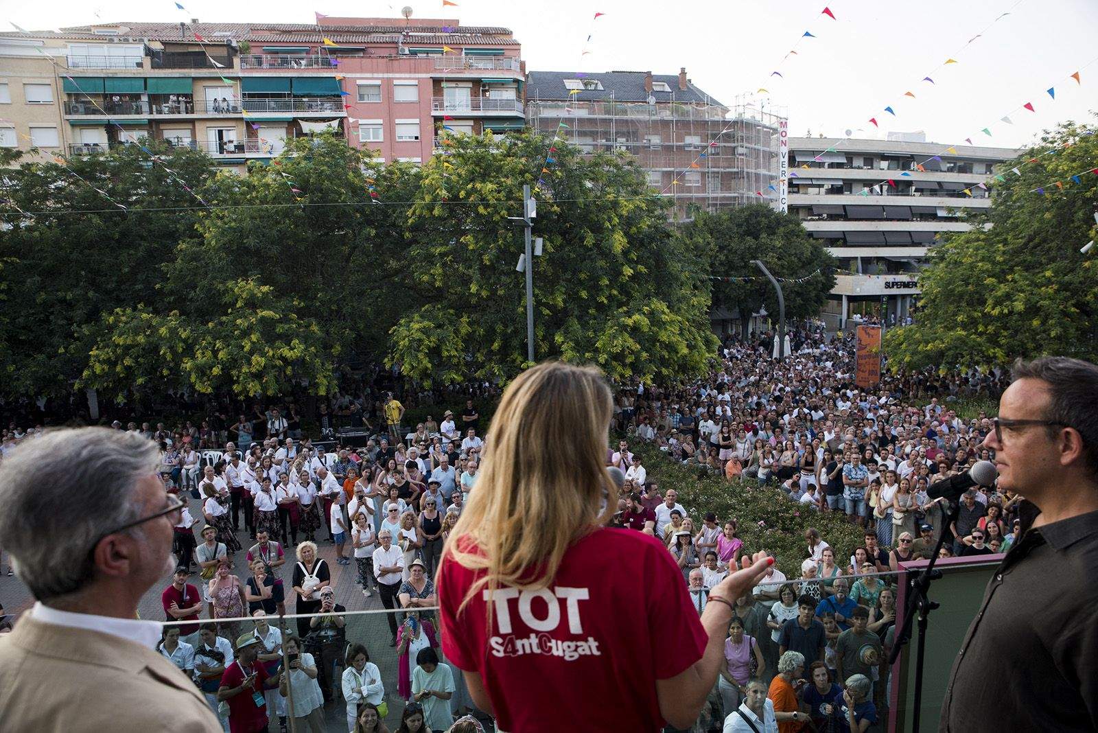 Pregó d'inici de Festa Major 2025. FOTO: Bernat Millet.