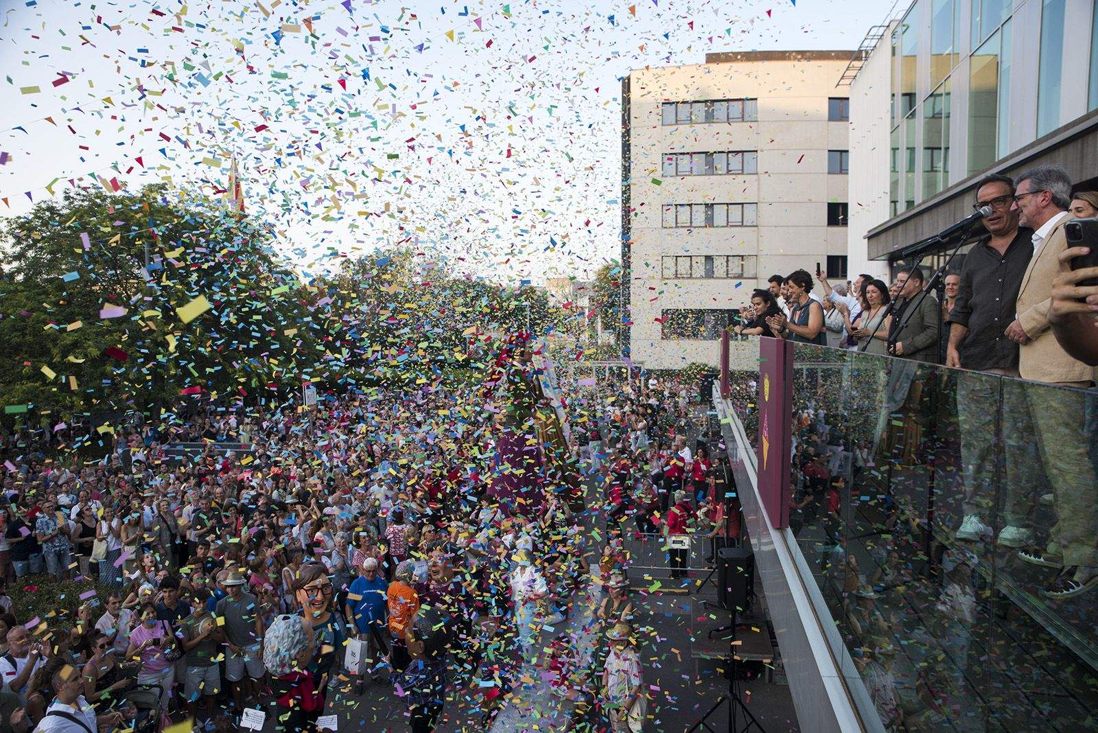 Pregó d'inici de Festa Major 2025. FOTO: Bernat Millet.