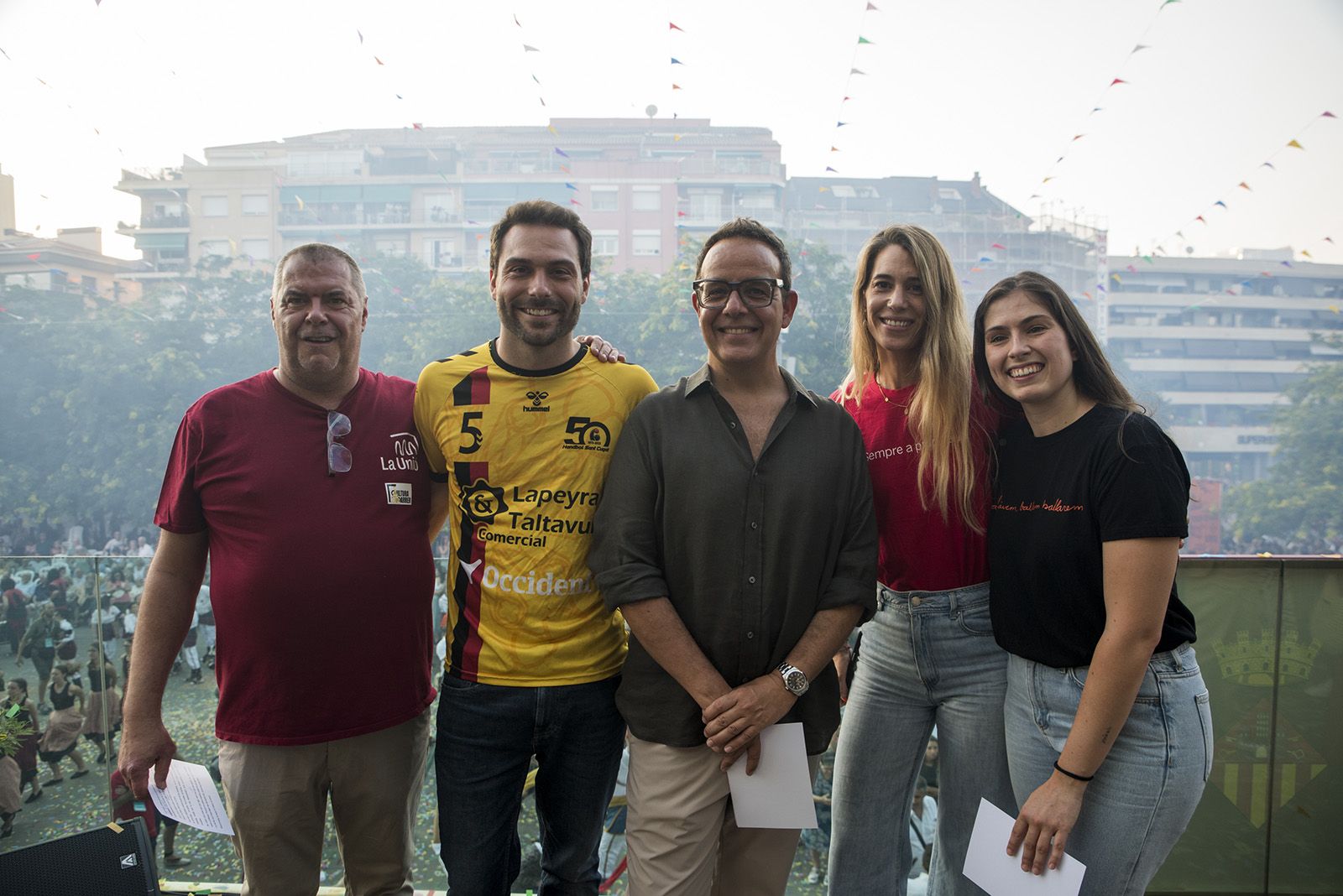 Pregó d'inici de Festa Major 2025. FOTO: Bernat Millet.