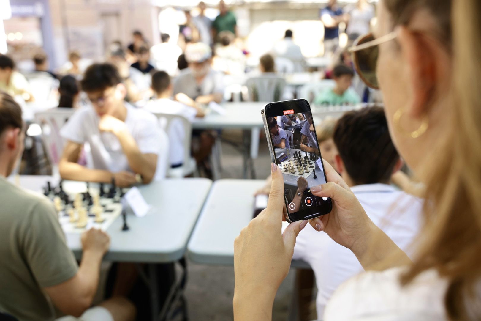 Torneig de partides ràpides d'escacs. FOTO: Arnau Padilla  (TOT Sant Cugat)
