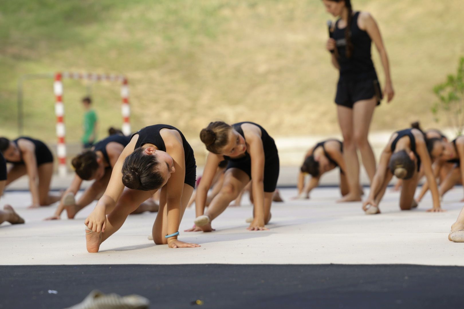Exhibició de gimnàstica rítmica. FOTO: Arnau Padilla  (TOT Sant Cugat)
