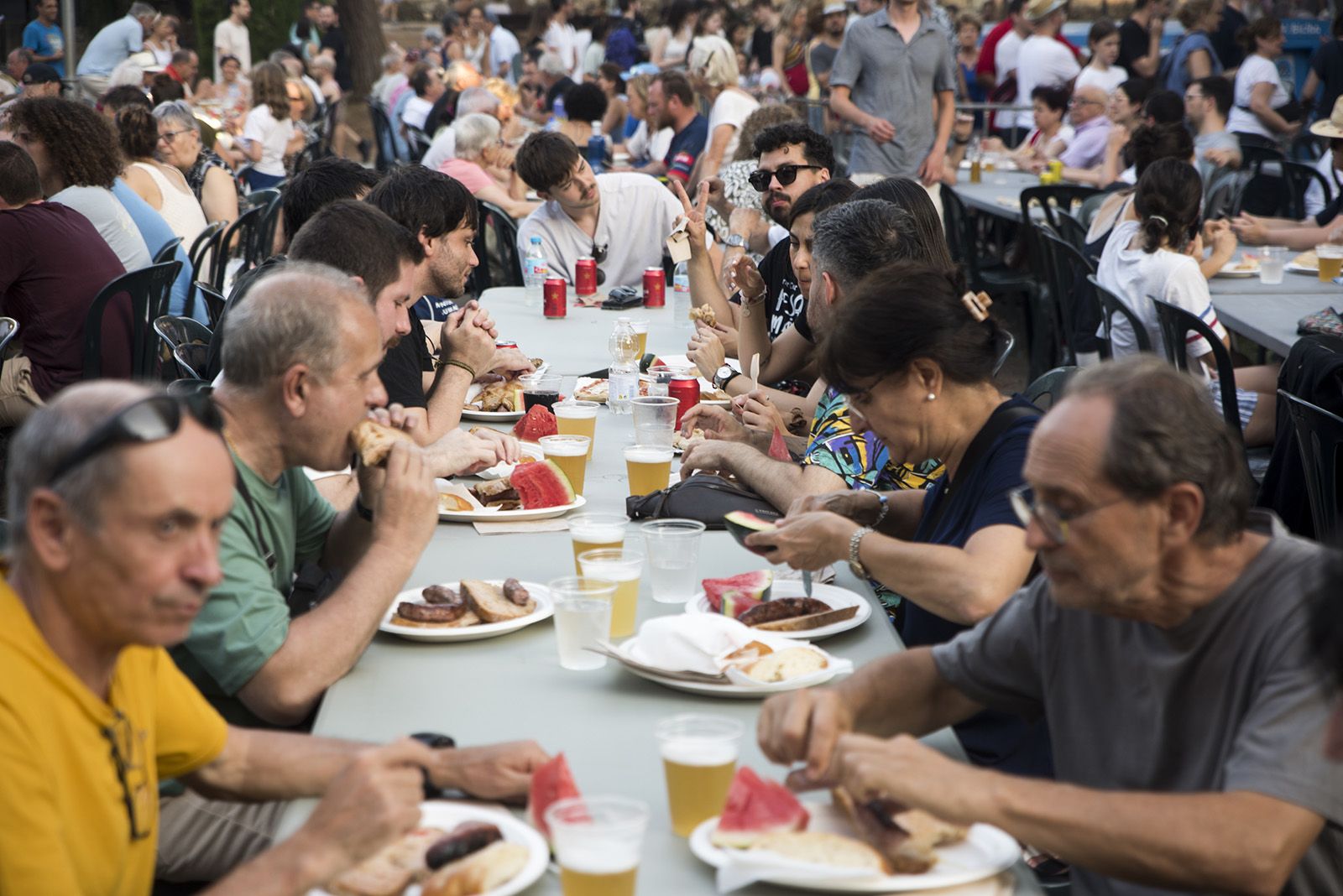 Botifarrada popular. FOTO: Bernat Millet  (TOT Sant Cugat)