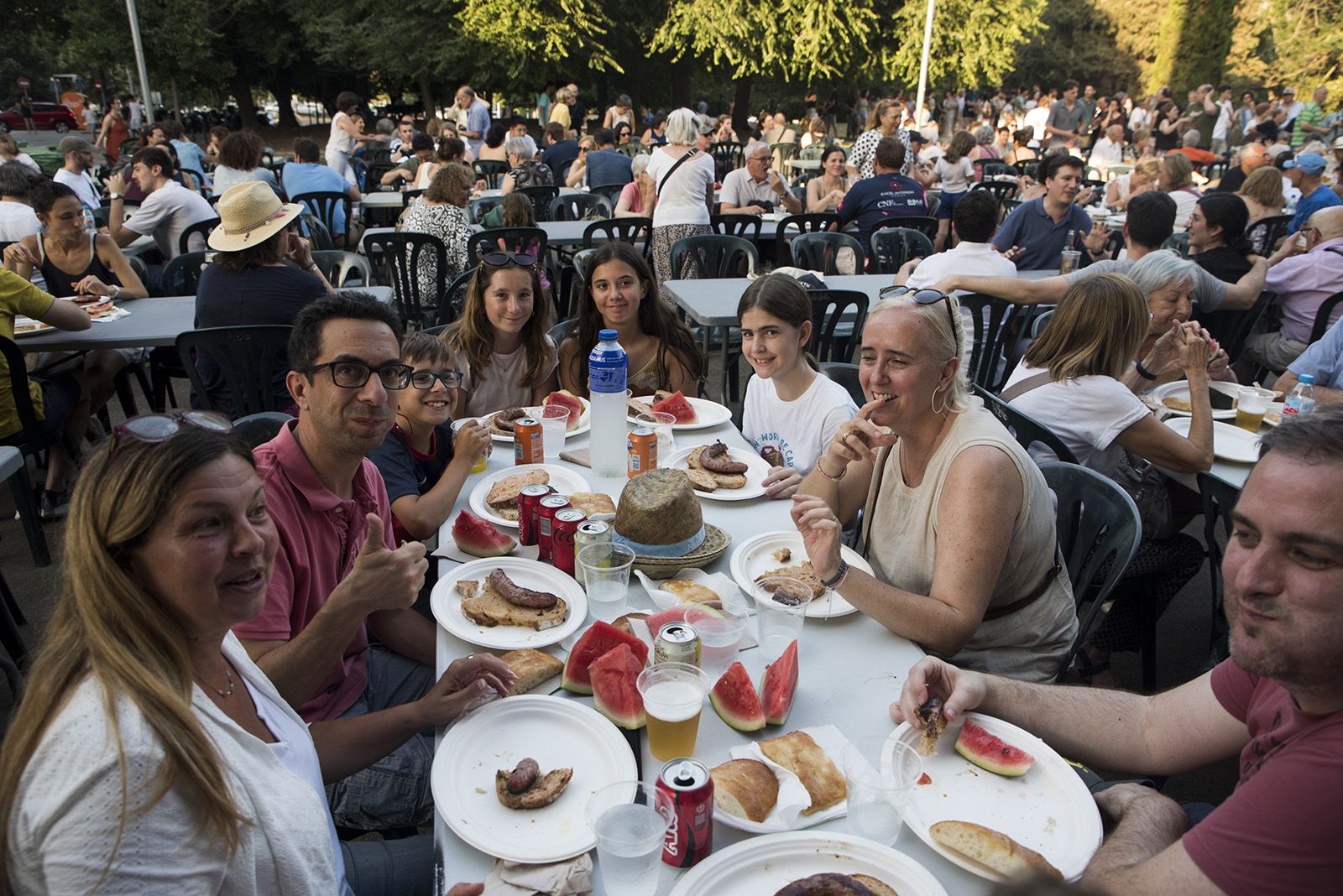 Botifarrada popular. FOTO: Bernat Millet  (TOT Sant Cugat)