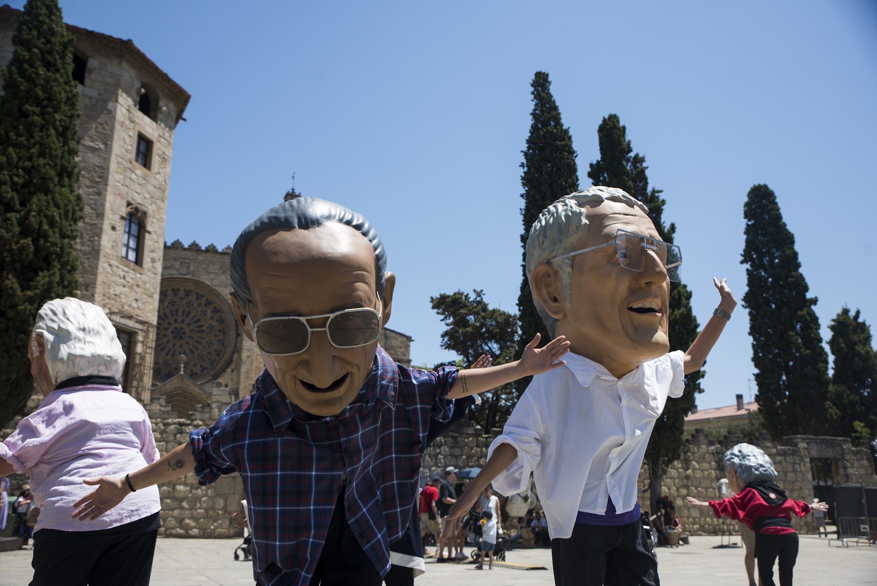 Els Caparrots de Sant Cugat durant la Festa Major FOTO: Bernat Millet (TOT Sant Cugat)