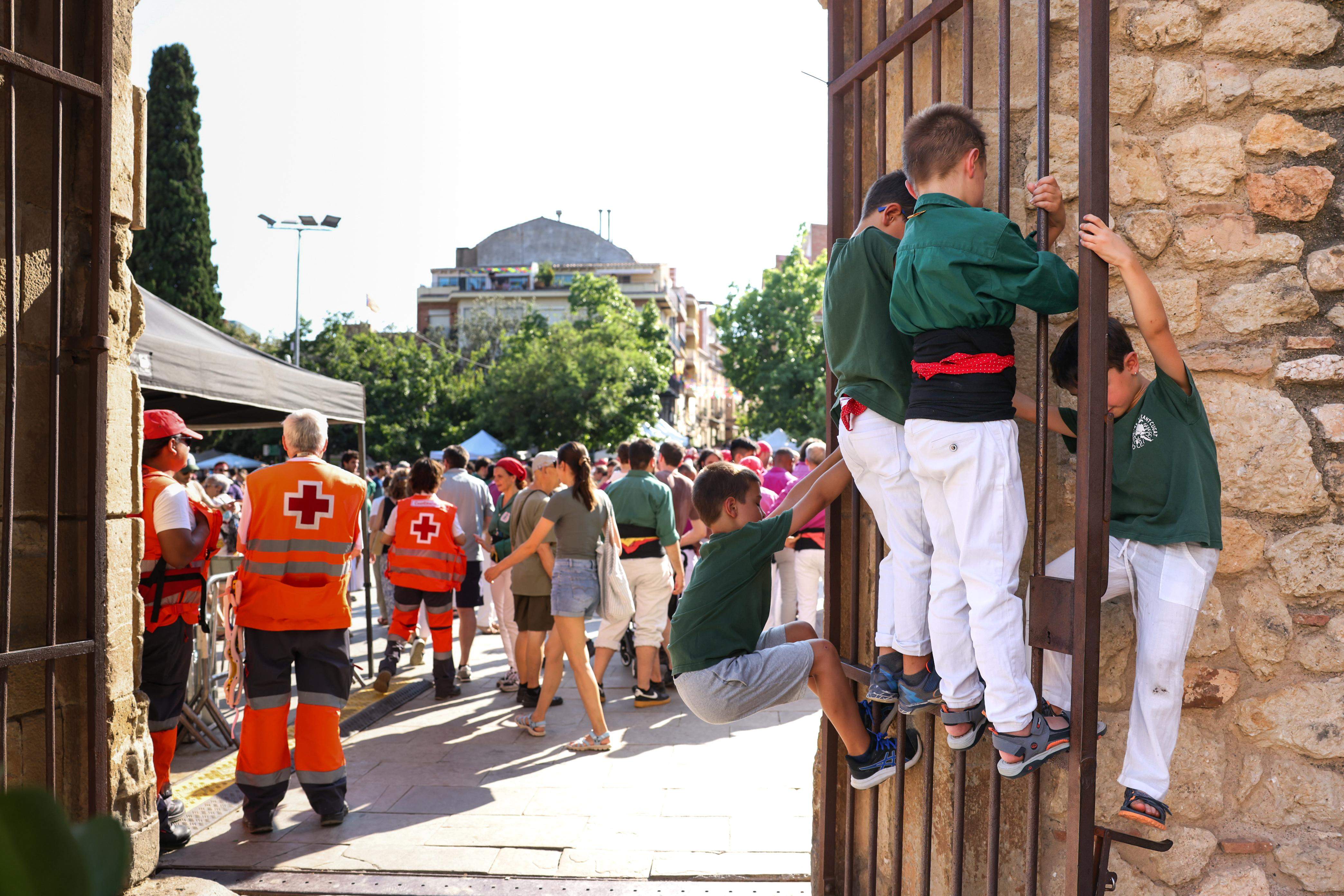 Diada Castellera de Festa Major. FOTO: Lali Puig (Ajuntament)