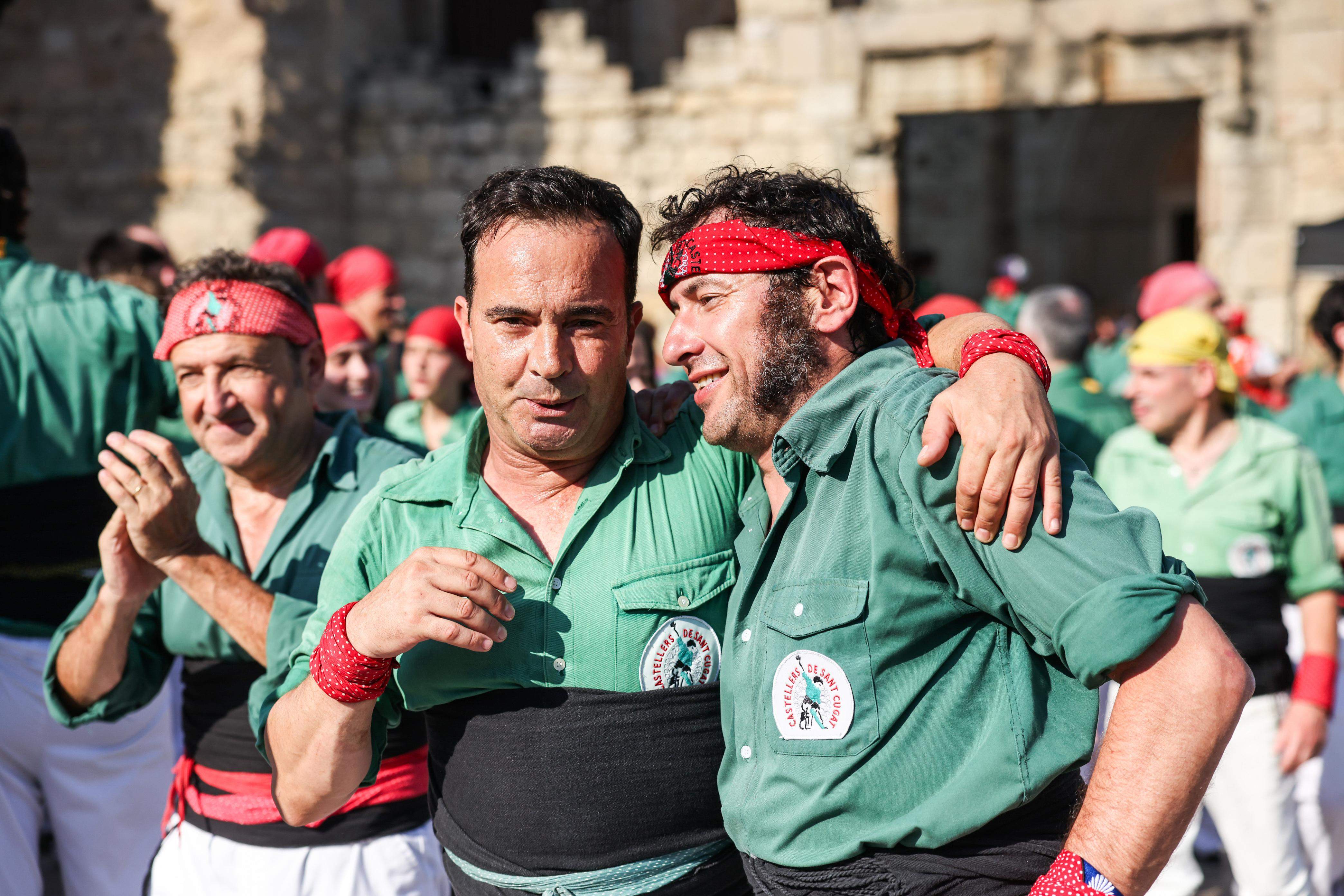 Diada Castellera de Festa Major. FOTO: Lali Puig (Ajuntament)