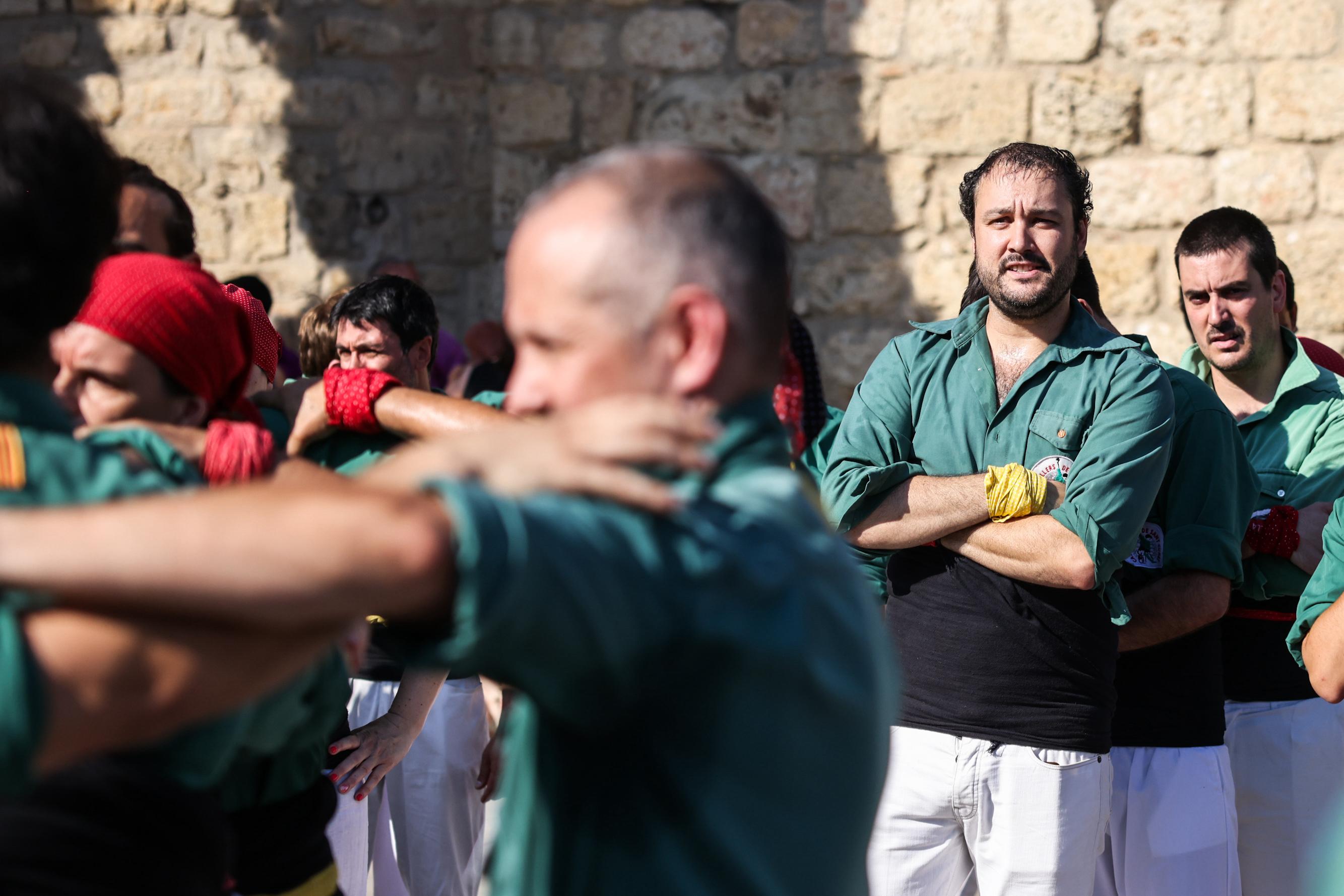 Diada Castellera de Festa Major. FOTO: Lali Puig (Ajuntament)