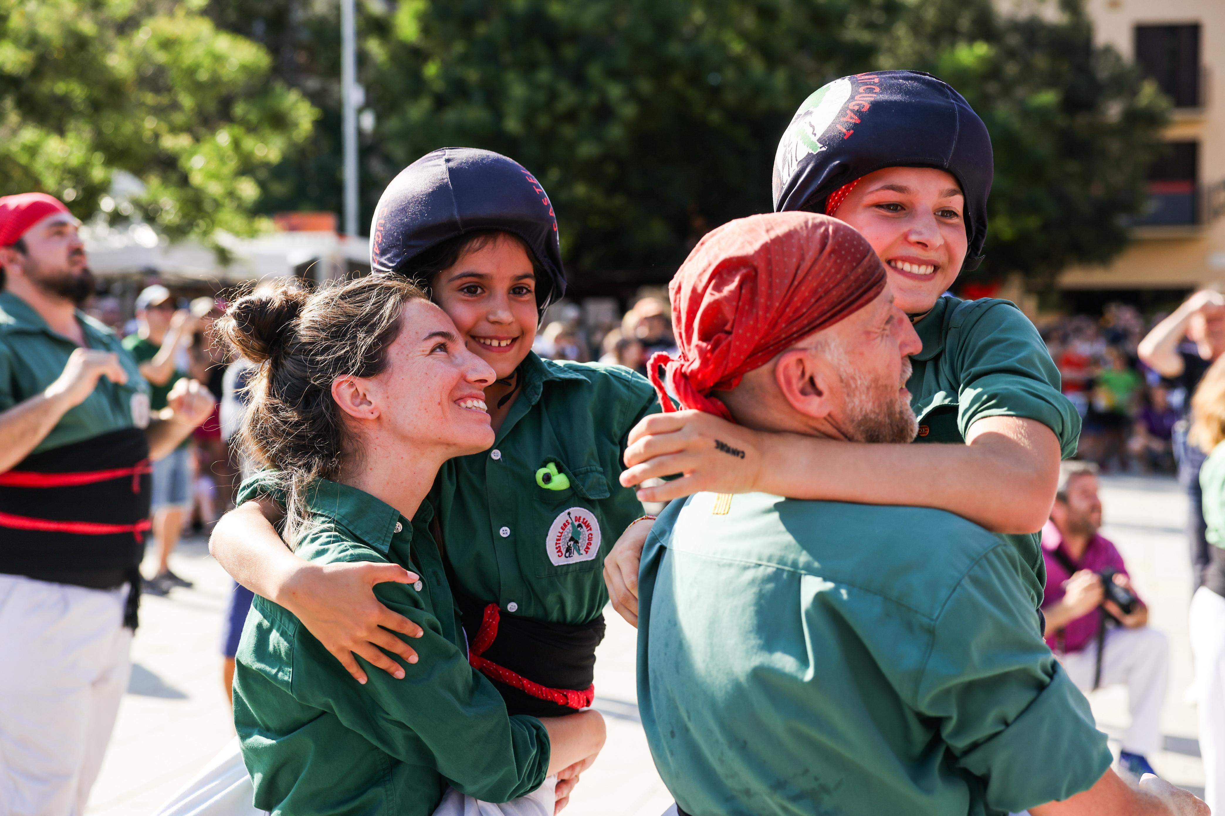 Diada Castellera de Festa Major. FOTO: Lali Puig (Ajuntament)