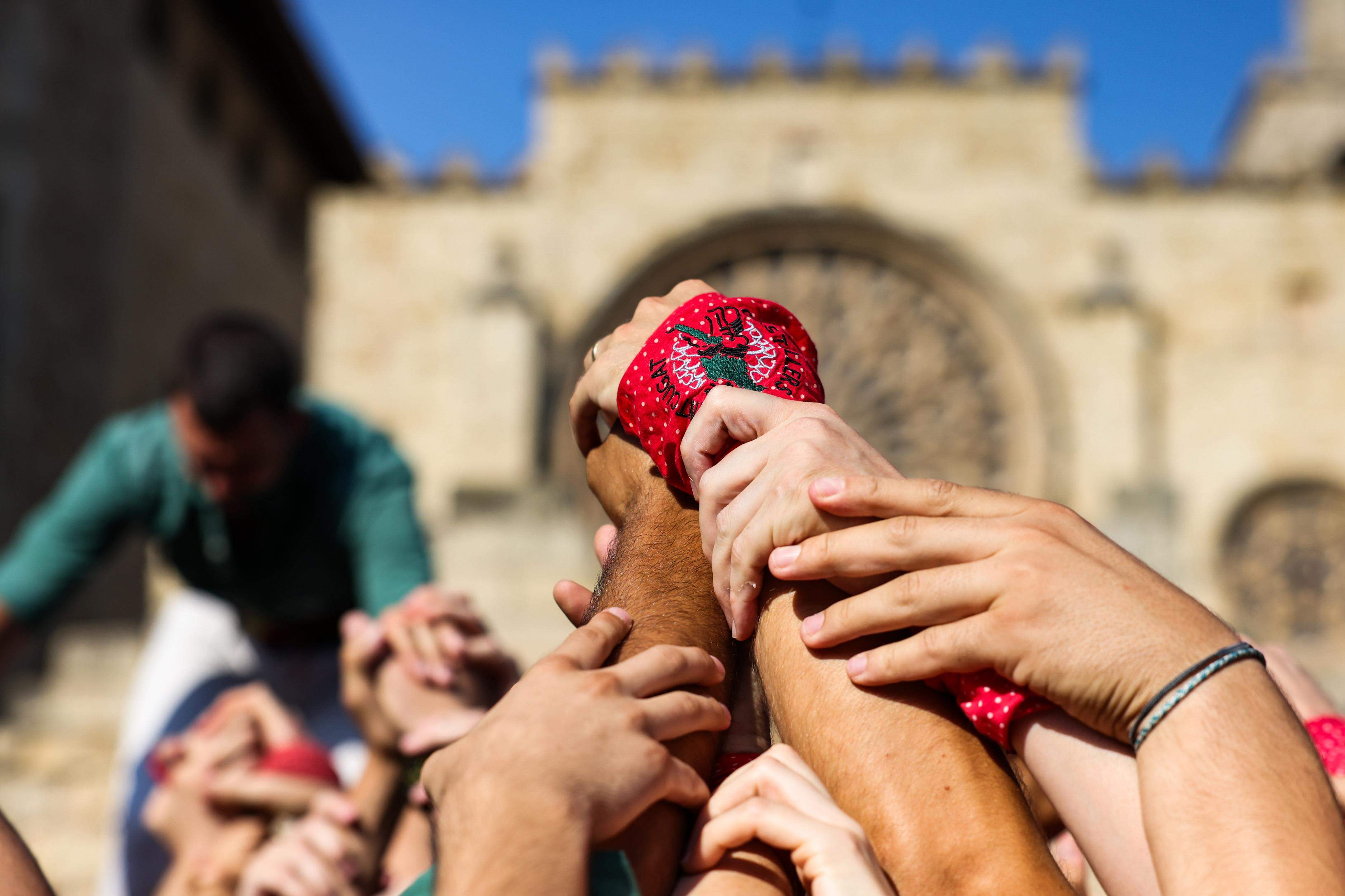 Diada Castellera de Festa Major. FOTO: Lali Puig (Ajuntament)