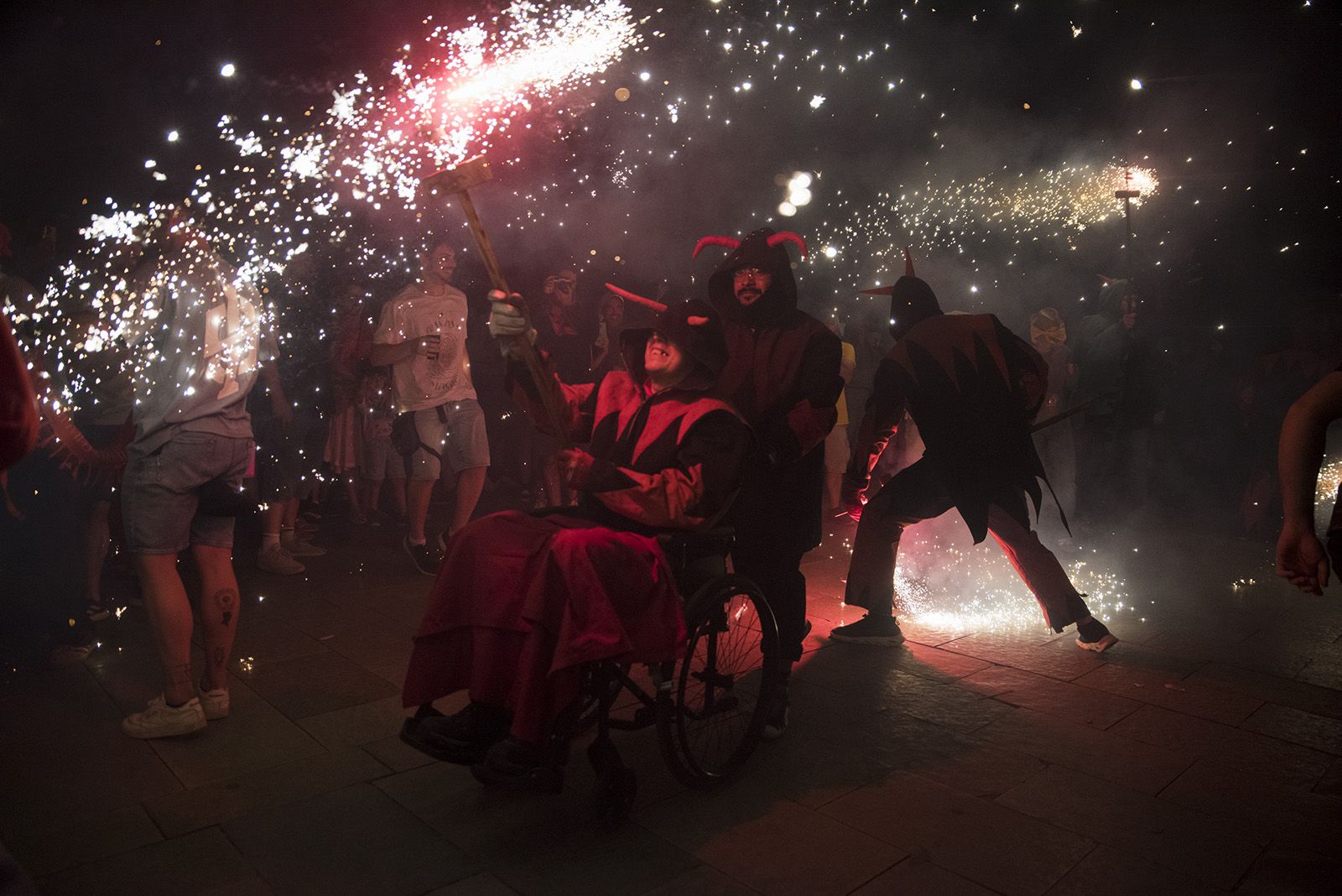 Correfoc de Festa Major. FOTO: Bernat Millet.