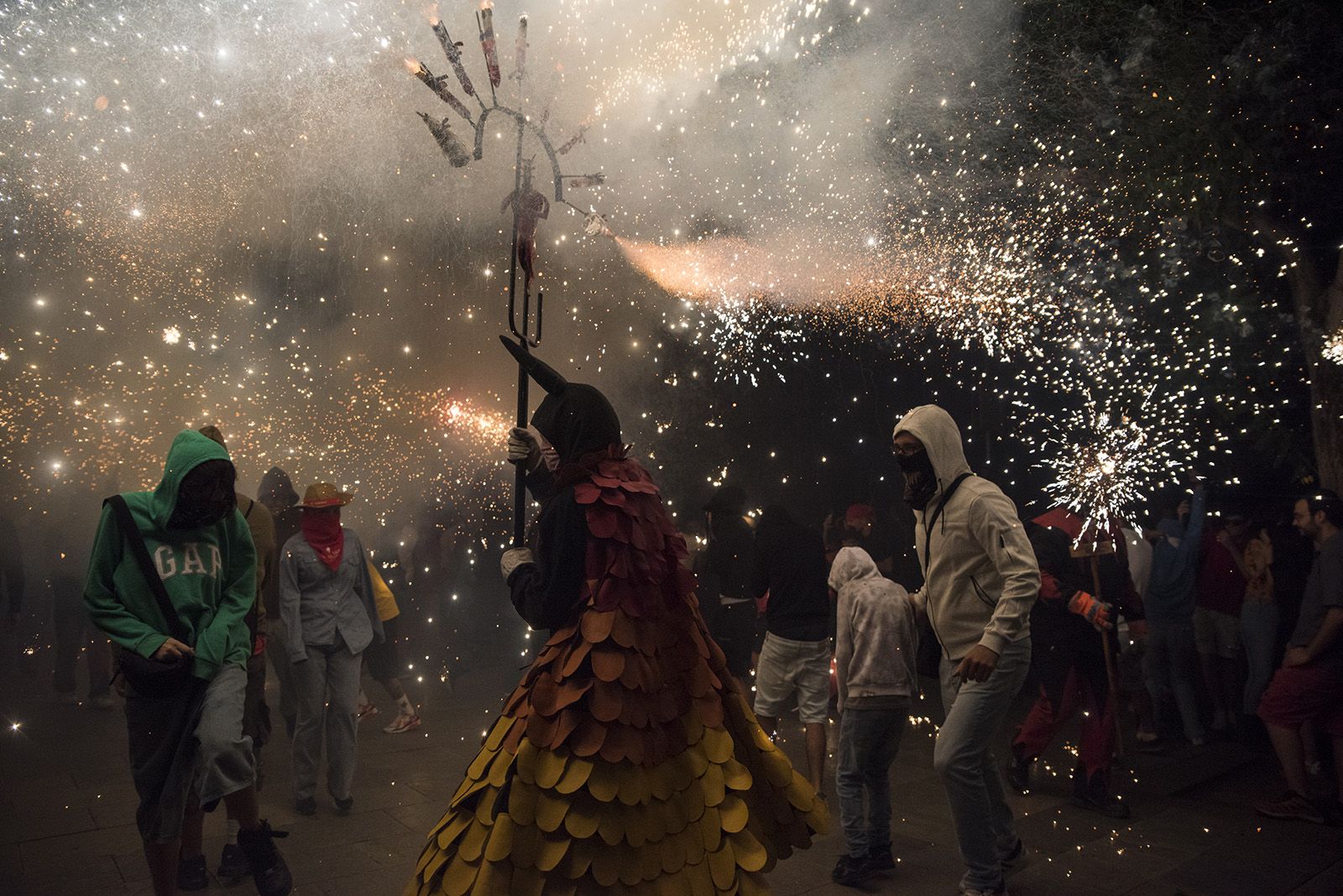 Correfoc de Festa Major. FOTO: Bernat Millet.