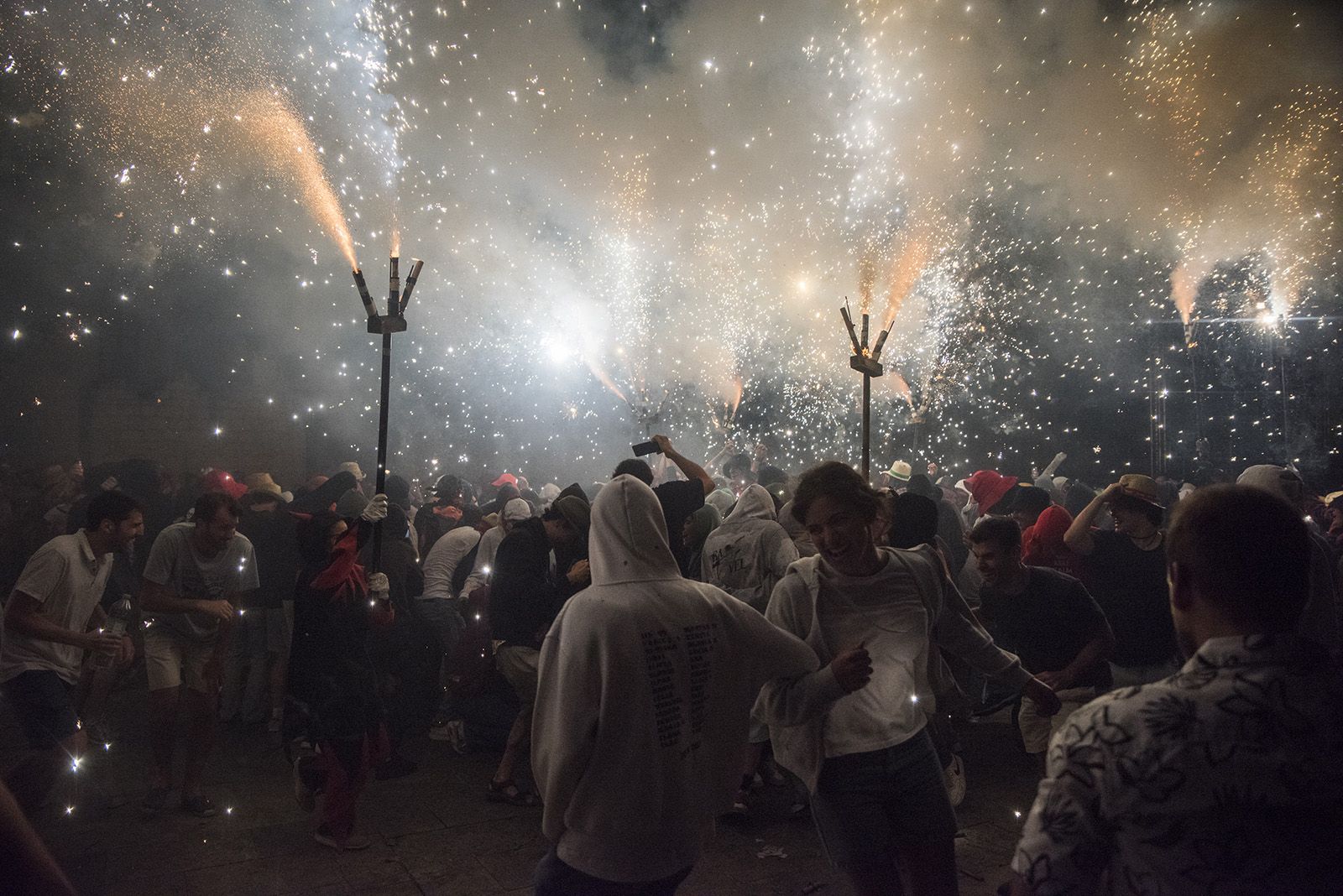 Versots i esclat de foc. FOTO: Bernat Millet.