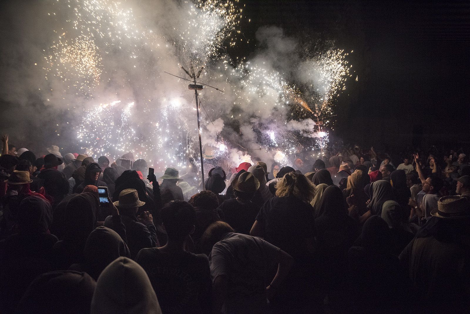 Versots i esclat de foc. FOTO: Bernat Millet.