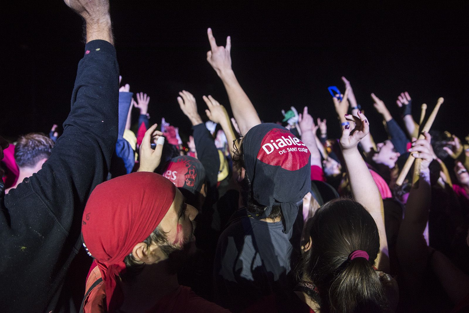 Versots i esclat de foc. FOTO: Bernat Millet.