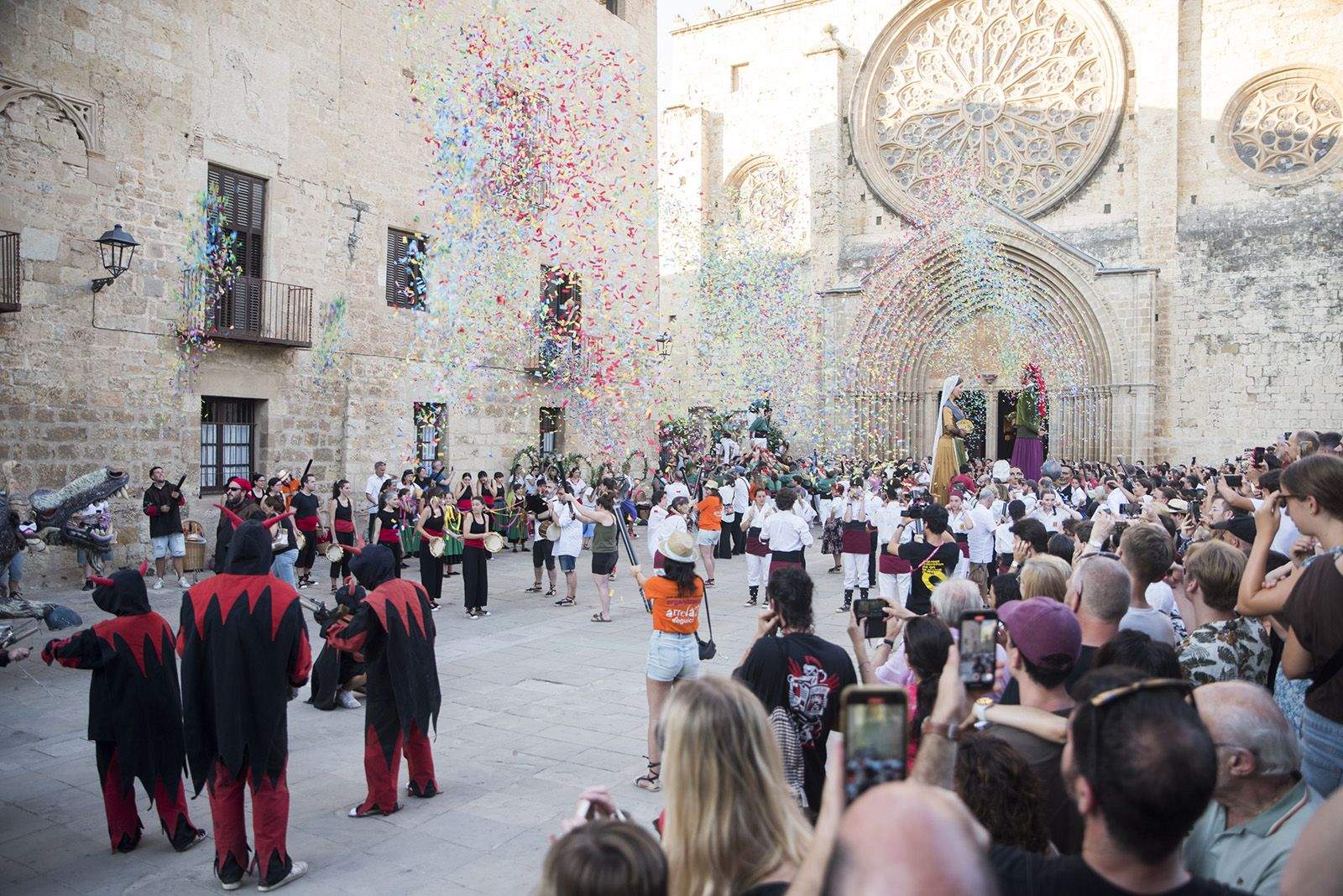 Esclat de Festa Major. FOTO: Bernat Millet