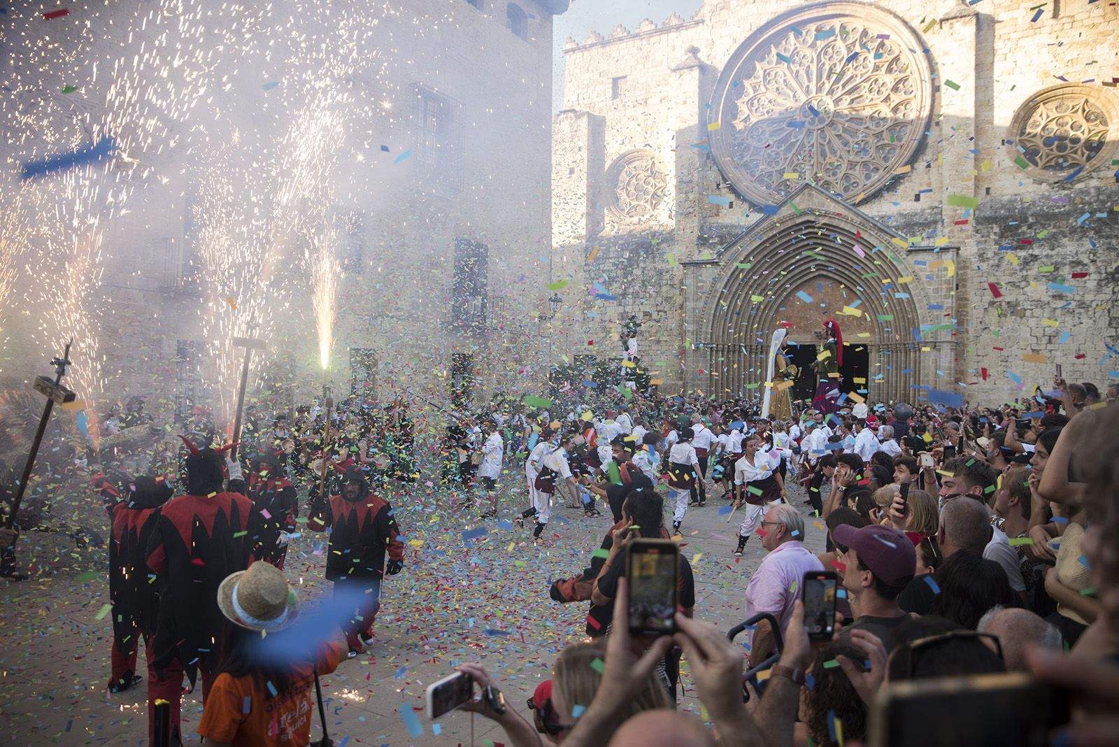Esclat de Festa Major. FOTO: Bernat Millet