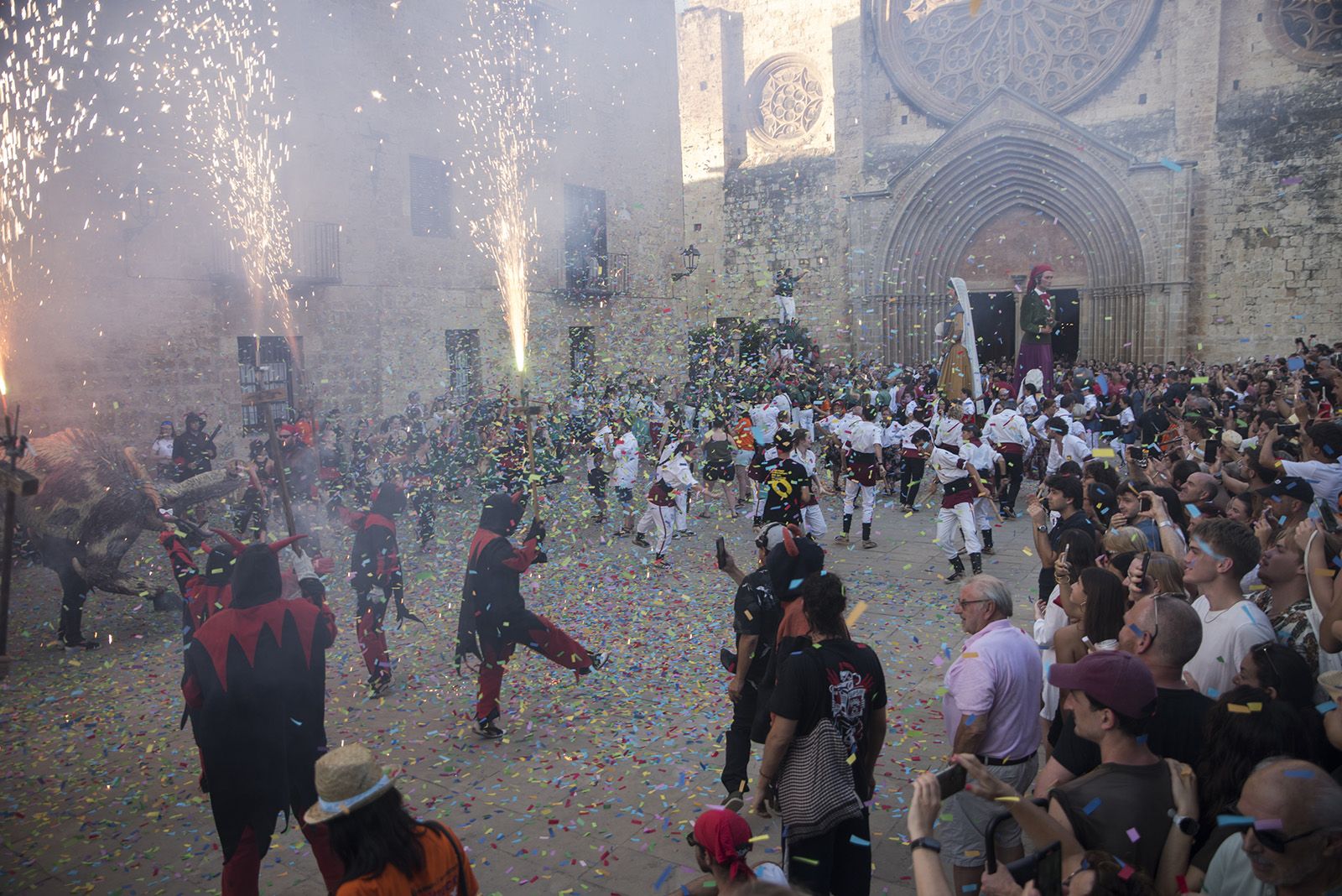 Esclat de Festa Major. FOTO: Bernat Millet