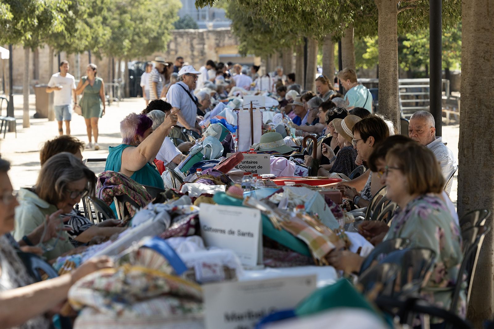 VI Trobada de puntaires. FOTO: Victòria Rovira (TOT Sant Cugat)