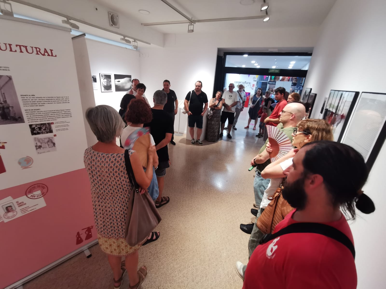 La Casa de Cultura acull l'exposició gegantera 'Gegants al món'. FOTO: Cedida