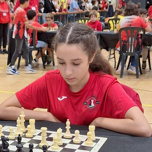 Federica Collazo, jugadora del Club d'Escacs Dos Torres Sant Cugat. FOTO: Cedida