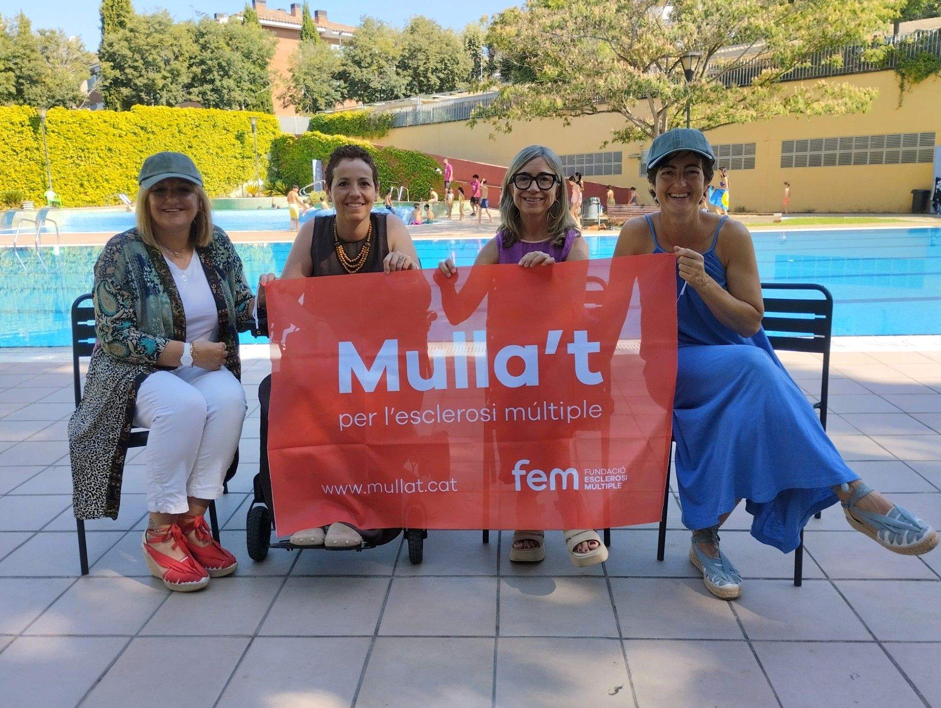 D'esquerra a dreta: Núria Fernández, Bàrbara Montero, Rosa Masriera i Núria Escamilla. FOTO: Ajuntament