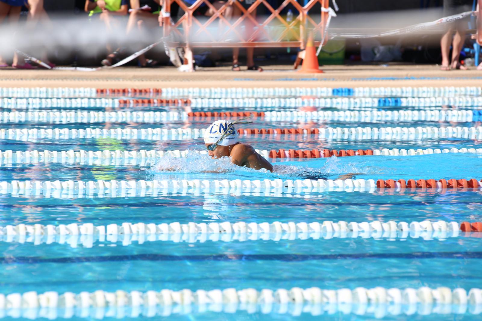 El nadador santcugatenc Max Planas competeix amb el CN Sabadell. FOTO: Cedida