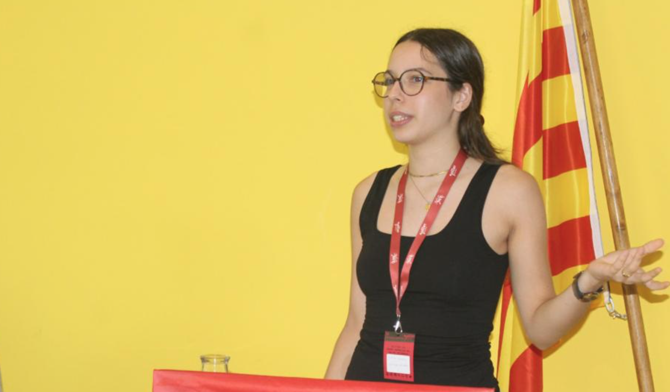 Ariadna González, nova secretaria de feminismes i LGTBI a Jovent Republicà al Vallès Occidental FOTO: Cedida