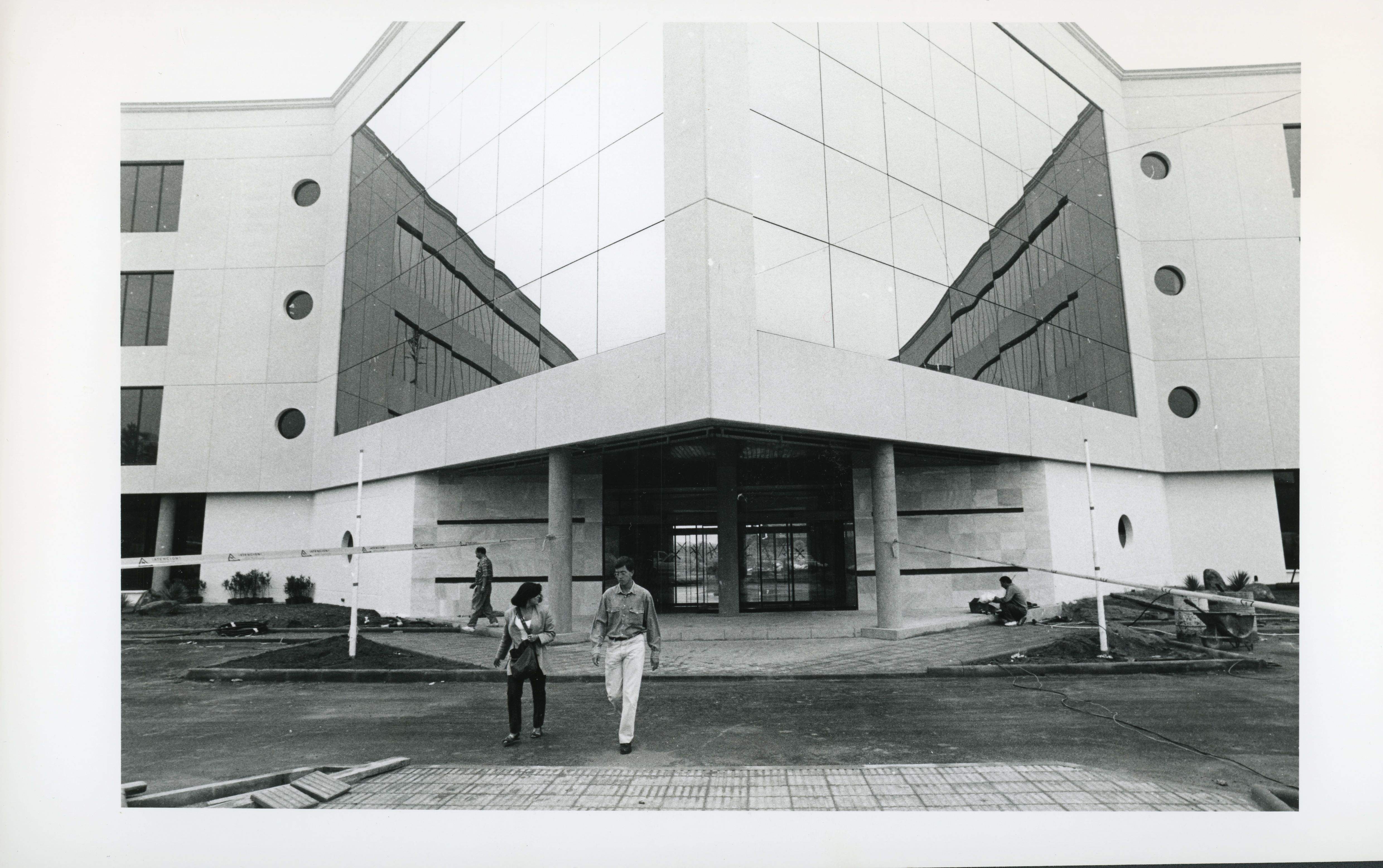 Obres a les Escoles Universitàries Gimbernat. Any a determinar. FOTO: Mané Espinosa. Fons de Premsa Local a l'Arxiu Municipal