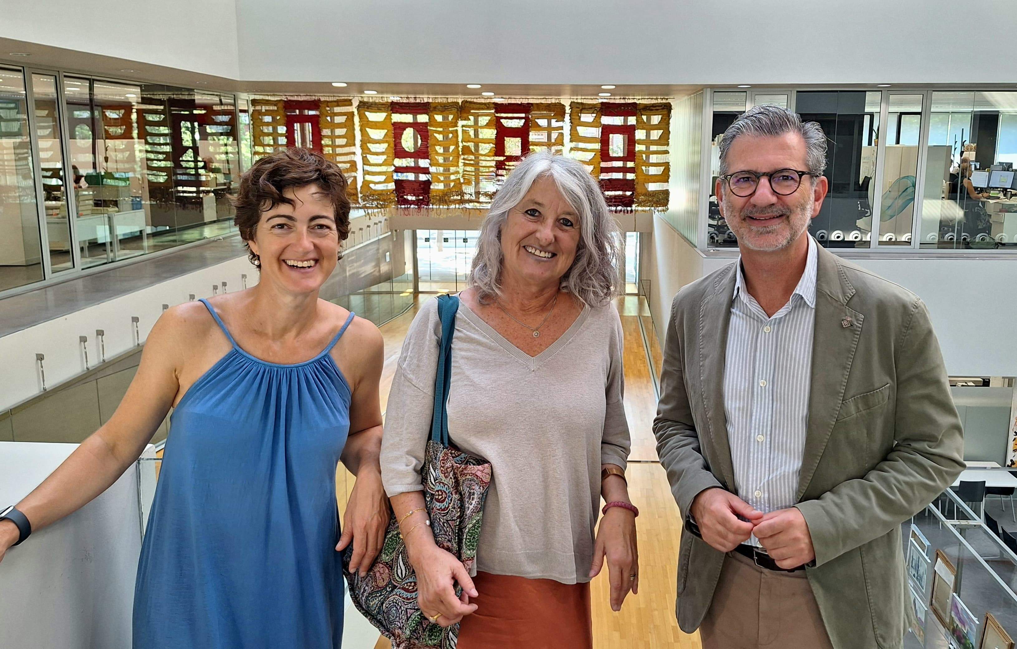 L'Ajuntament, l’Associació Grau-Garriga i la família de l’artista han renovat el seu conveni de col·laboració. FOTO: Ajuntament