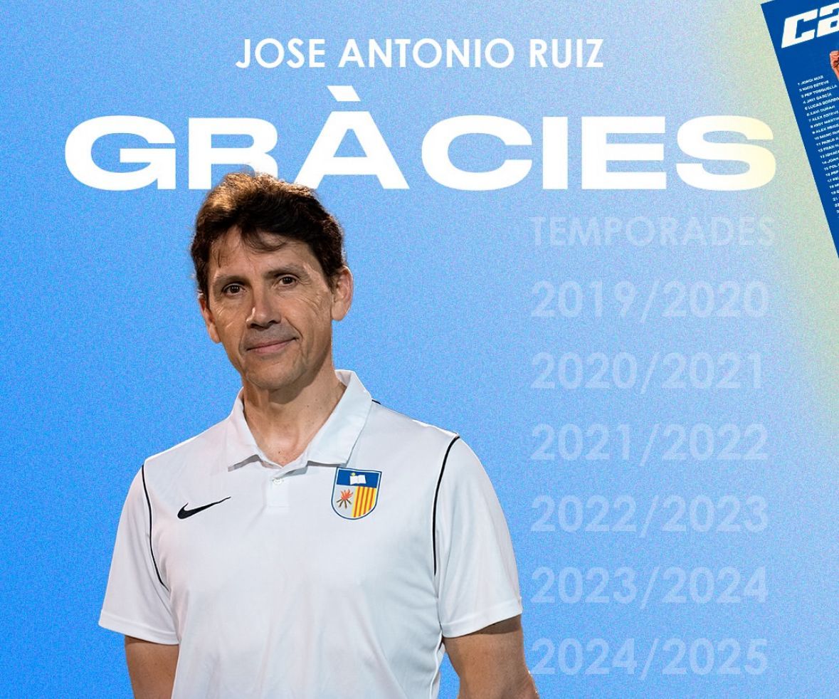 José Antonio Ruiz ja no serà l'entrenador del Club Esportiu La Farga. FOTO: CE La Farga (Instagram)