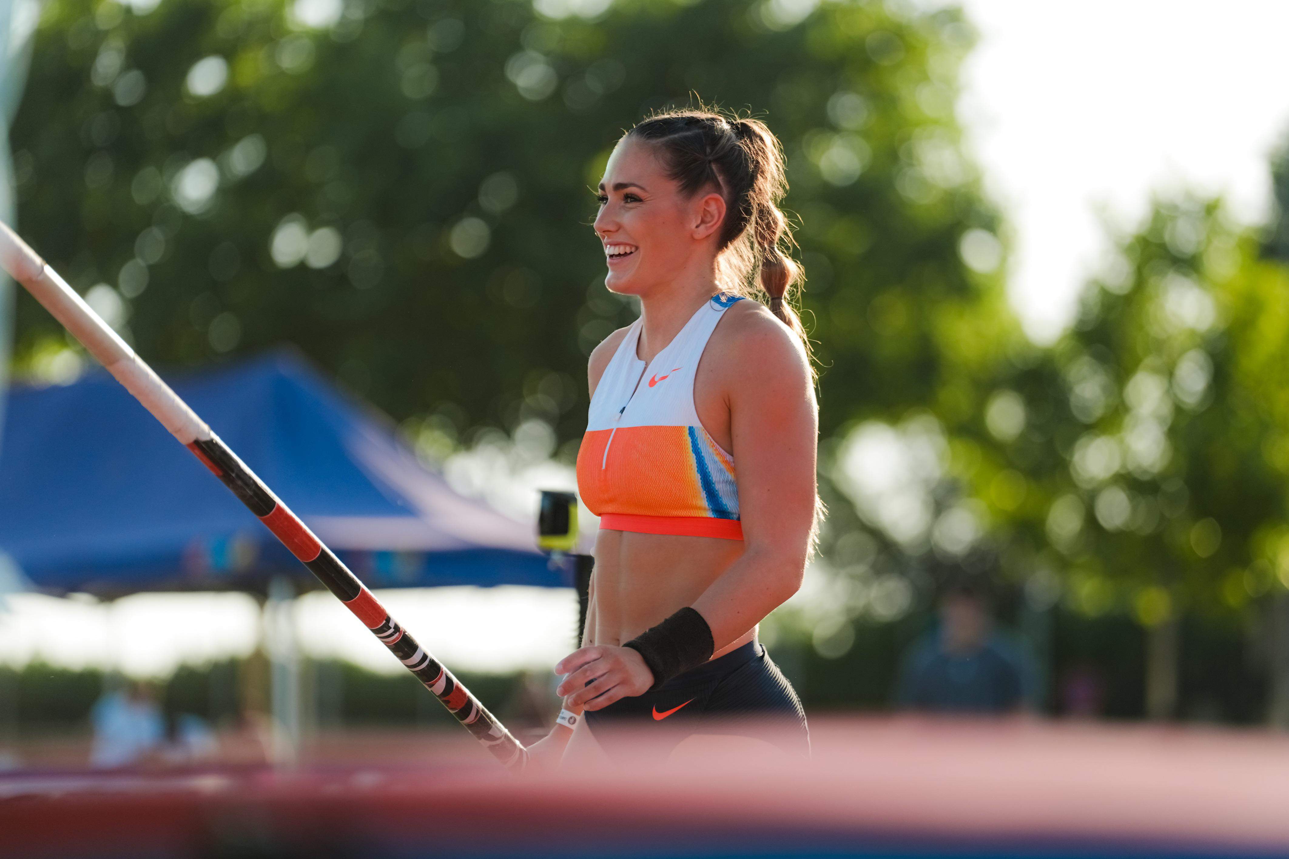 Clara Fernández va revalidar el títol del Campionat d'Espanya d'atletisme sub-23. FOTO: Sportmedia