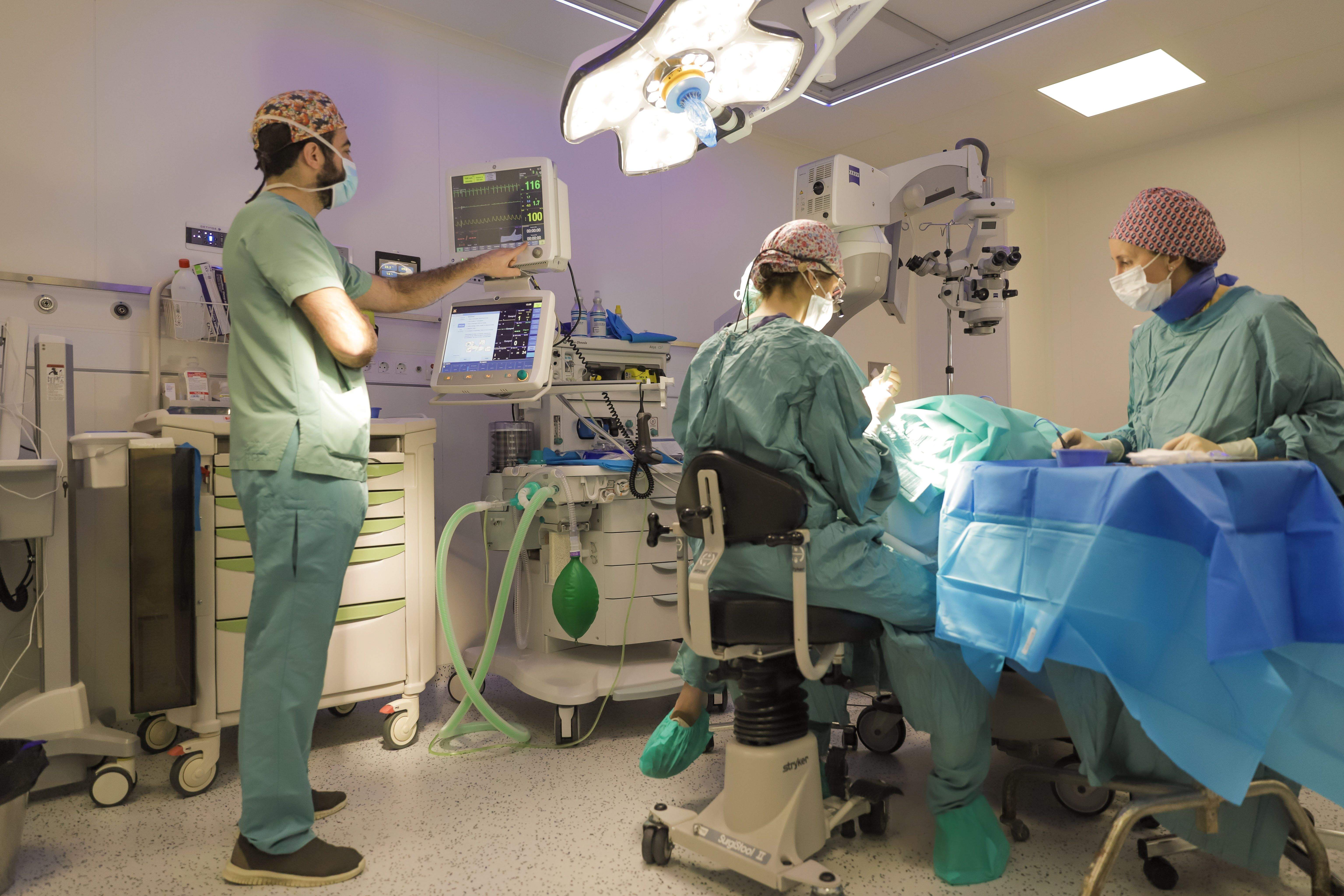 Un quiròfon a l'Hospital Germans Trias, de la Regió Metropoliana Nord FOTO: Cedida