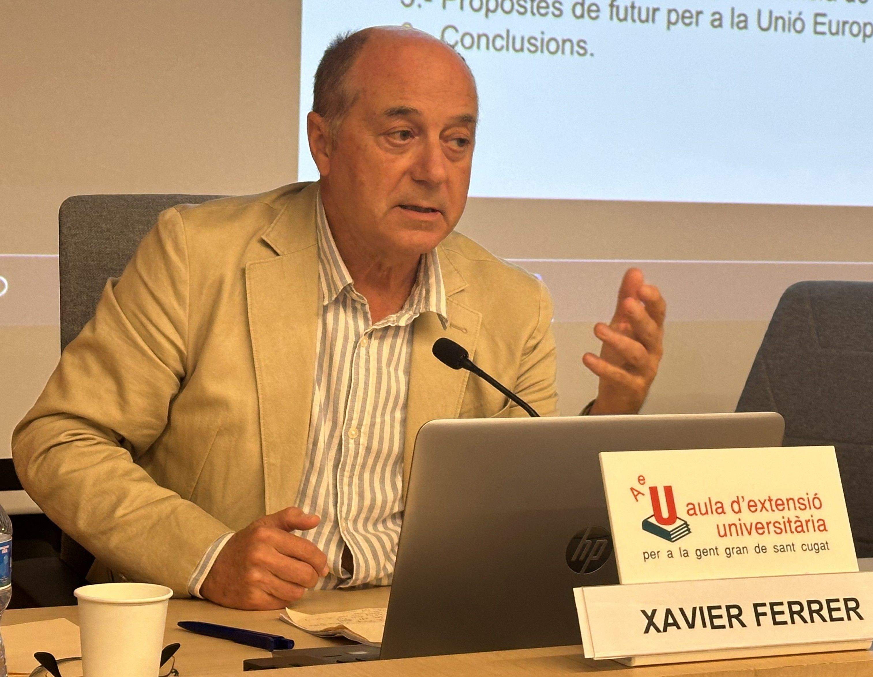 Xavier Ferrer. FOTO: Aula d'Extensió Universitària