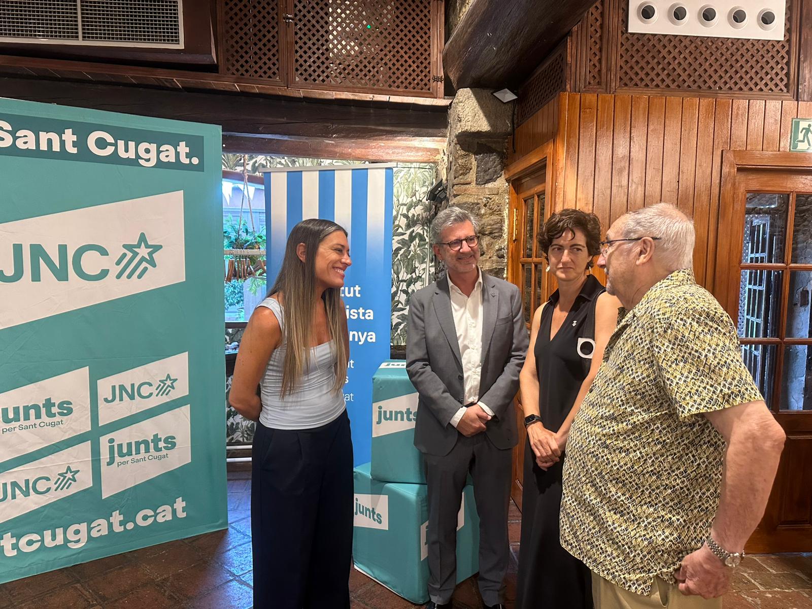 El partit ha celebrat el tradicional sopar d'estiu per valorar l'actualitat política amb l'assistència de la diputada Míriam Nogueras. FOTO: Lluna Fabregat