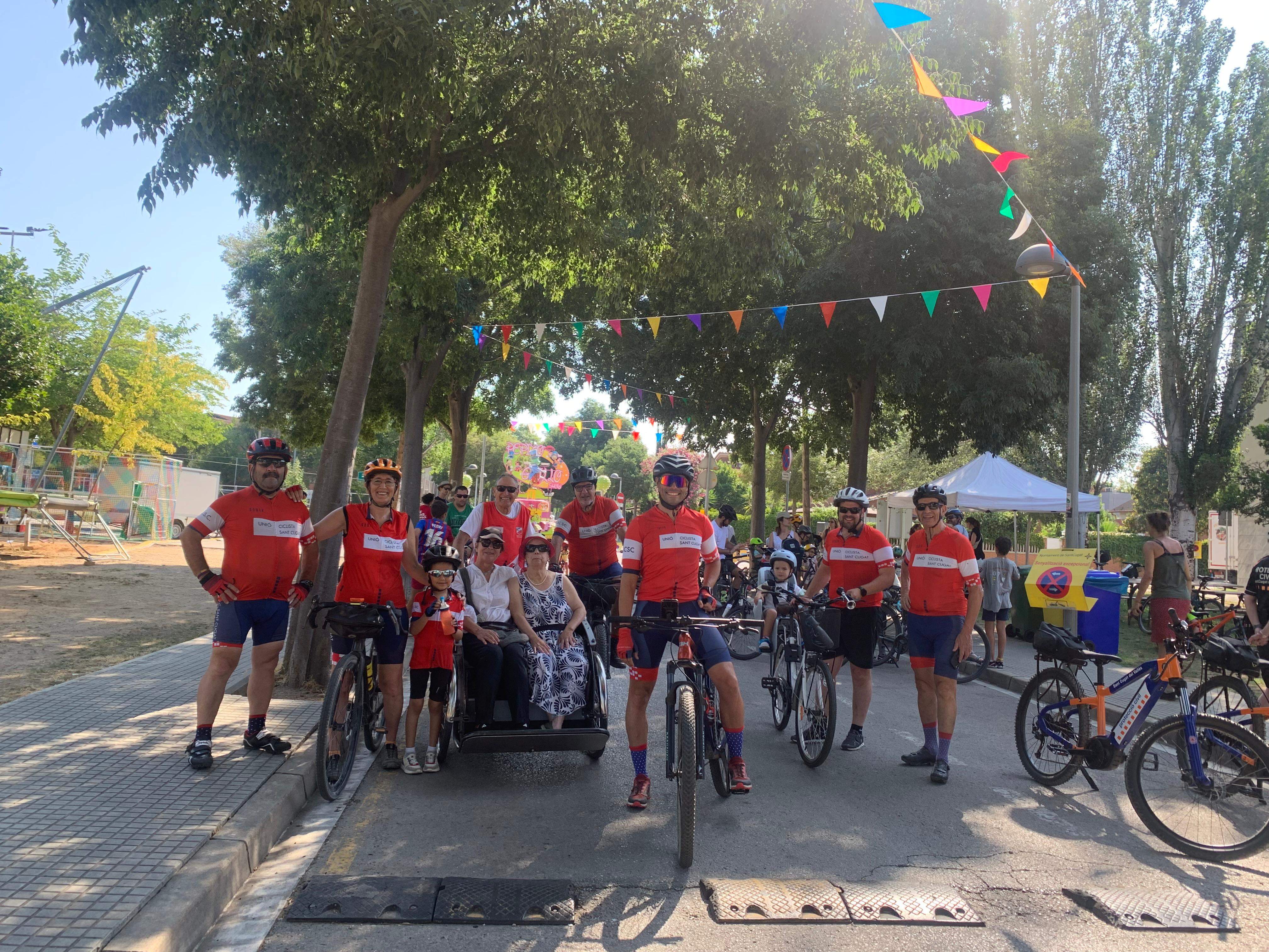 Pedalada Popular de la Festa Major de Mira-sol. FOTO: Unió Ciclista Sant Cugat