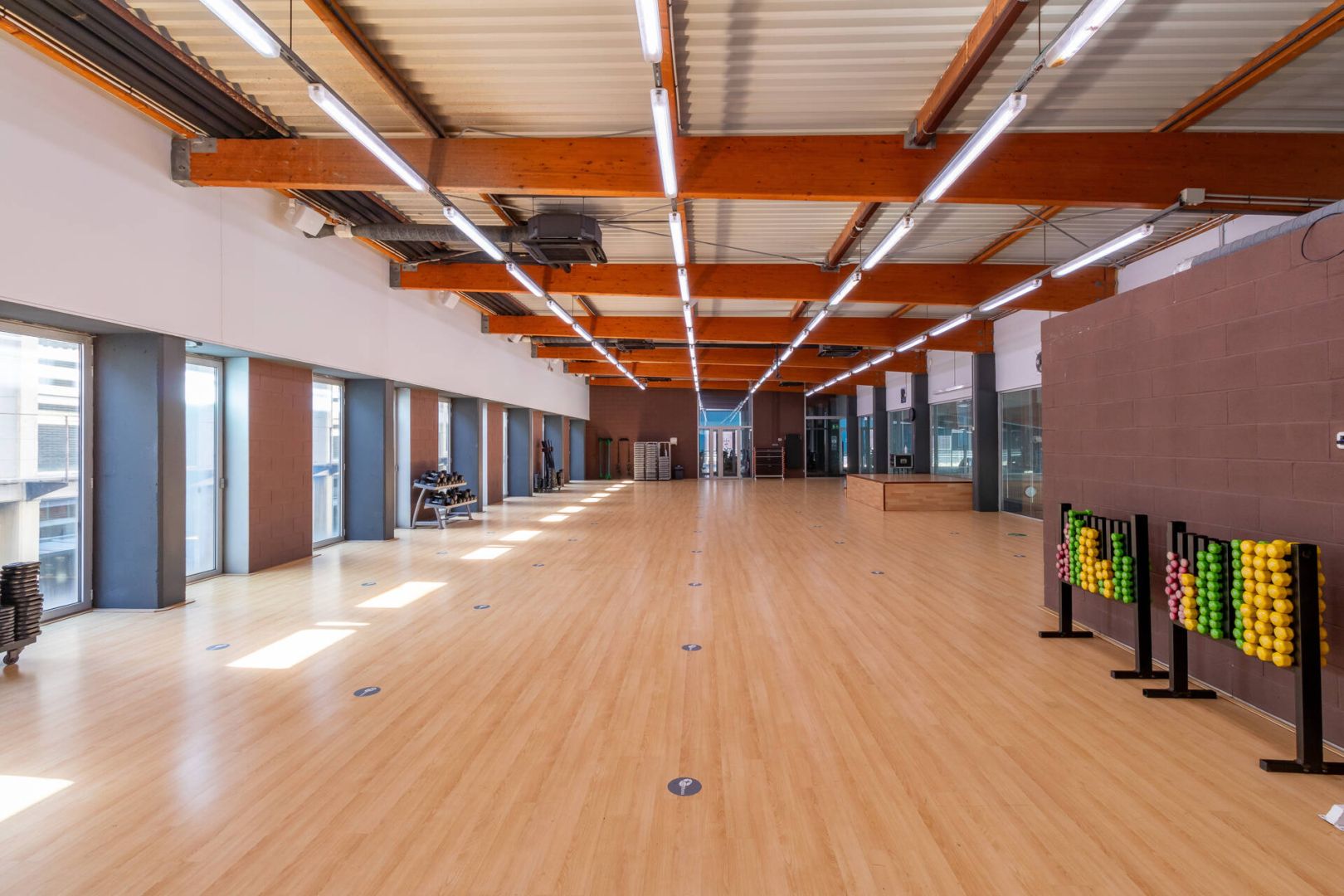 Espectaculars instal·lacions al gimnàs de Sant Cugat Eurofitness Sant Cugat. FOTO: Cedida