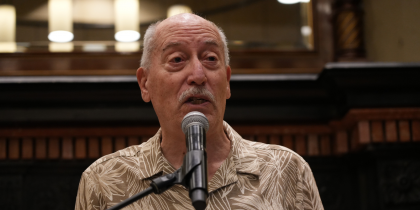 Andreu Martín ha estat premiat a La Setmana del Llibre en Català. FOTO: Guillem Roset/ ACN