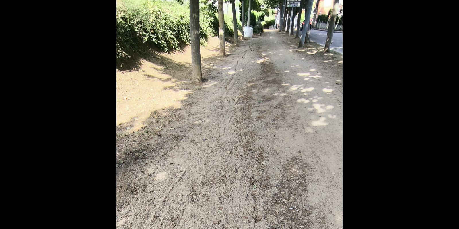 Via difícil de transitar . FOTO: Miguel Maier