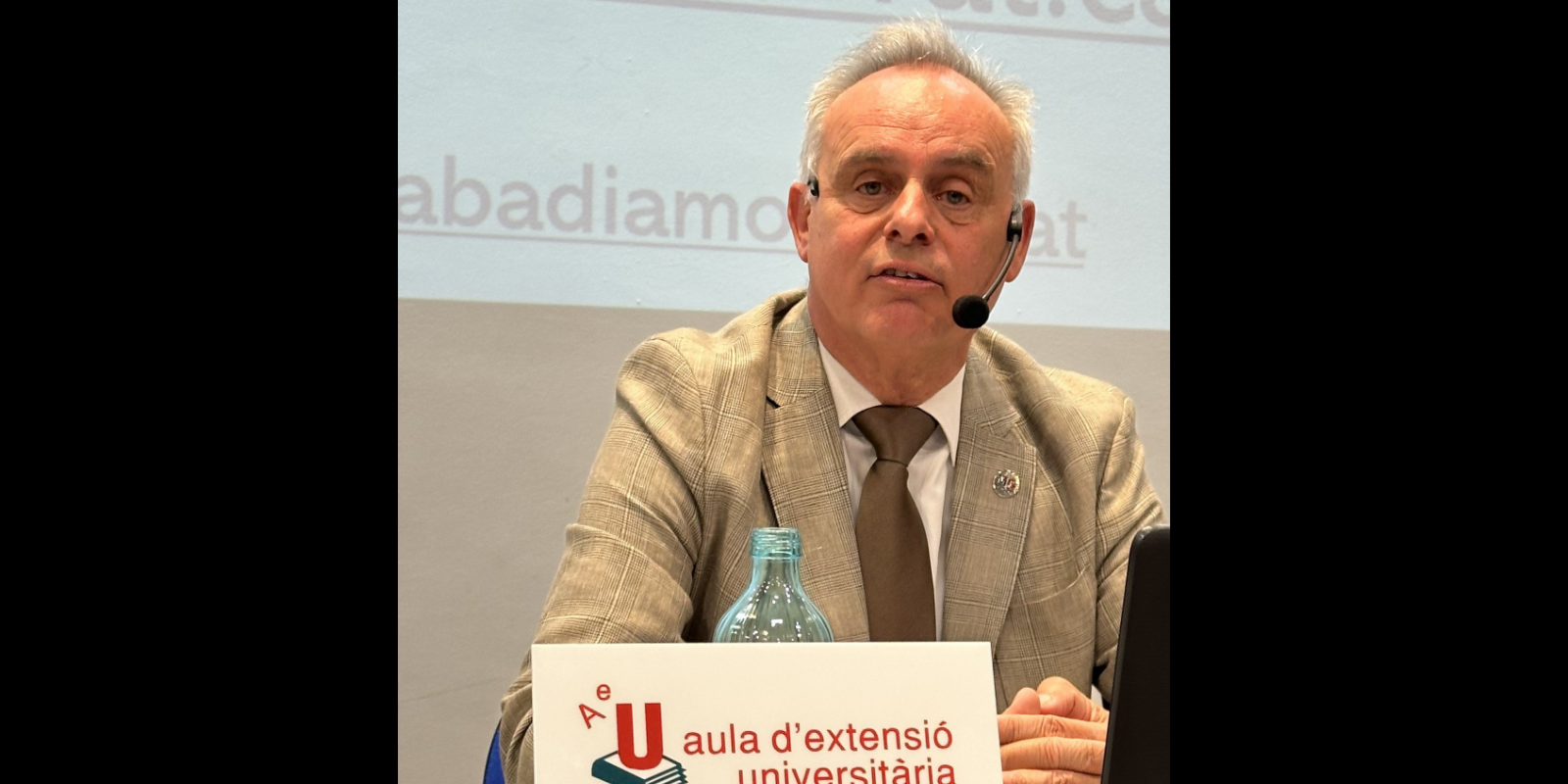 Lluís Baulenas . FOTO: Aula d'Extensió Universitària