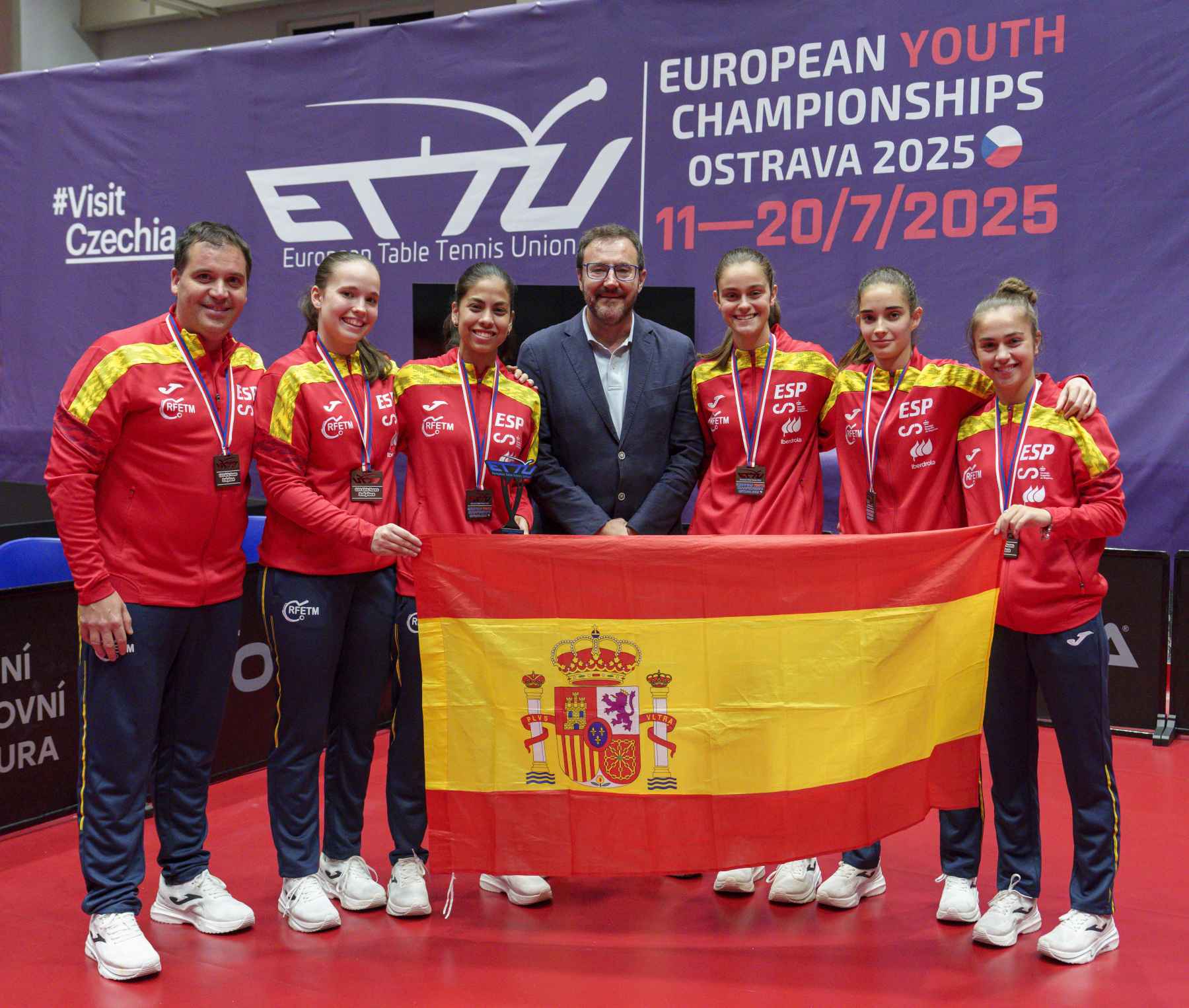Mariona Munné, tercera classificada per equips en el Campionat d'Europa per a Joves. FOTO: RFETM