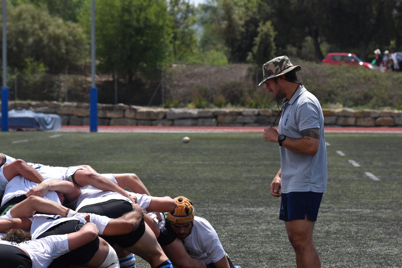 Martin Garcia, entrenador del primer equip del Rugby Sant Cugat masculí. FOTO: Cedida